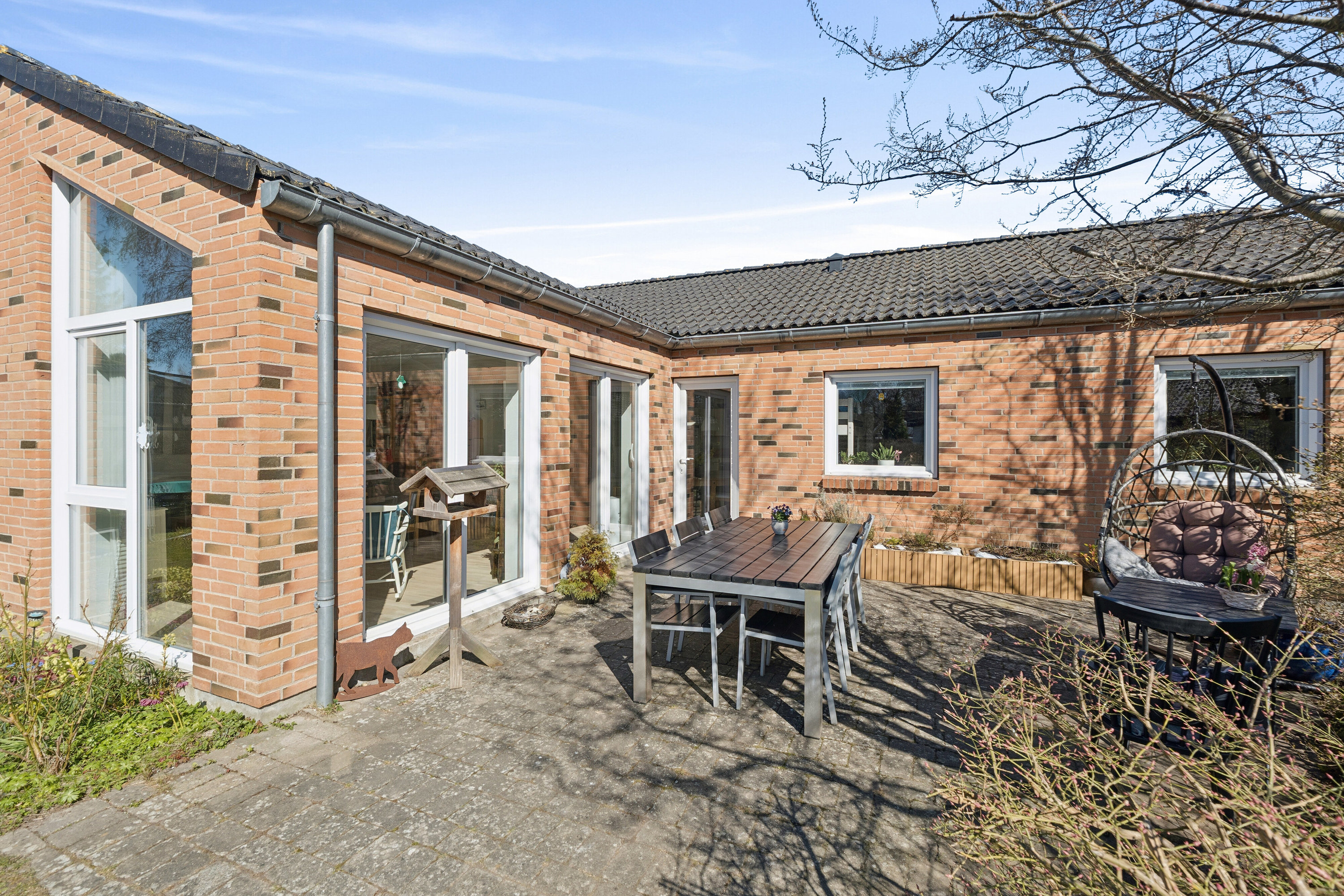 Fremhævet terrasse billede i fuldskærmstilstand. Billede af Folemarksvej 74, 2605 Brøndby