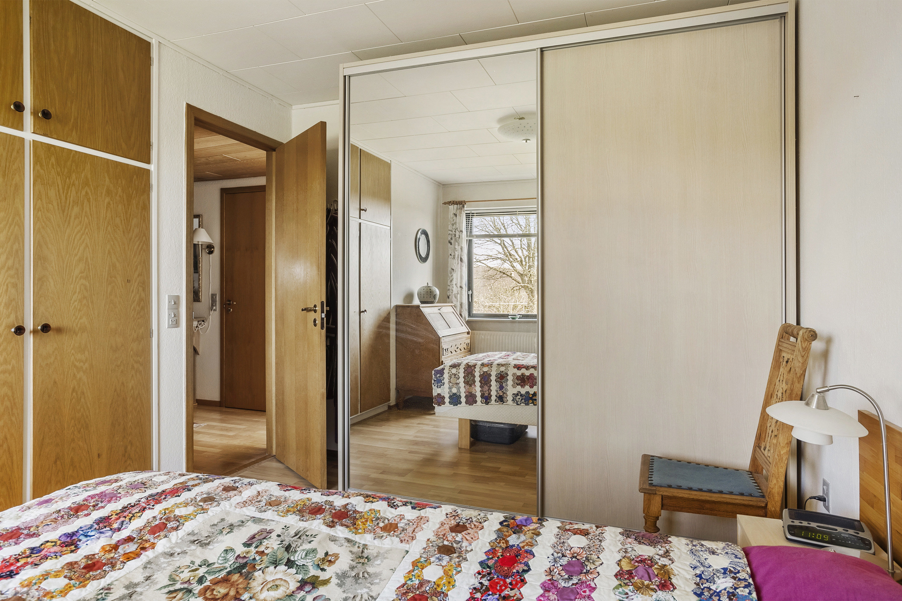 Fremhævet soveværelse billede i fuldskærmstilstand. Billede af Lyrevej 6, 6600 Vejen