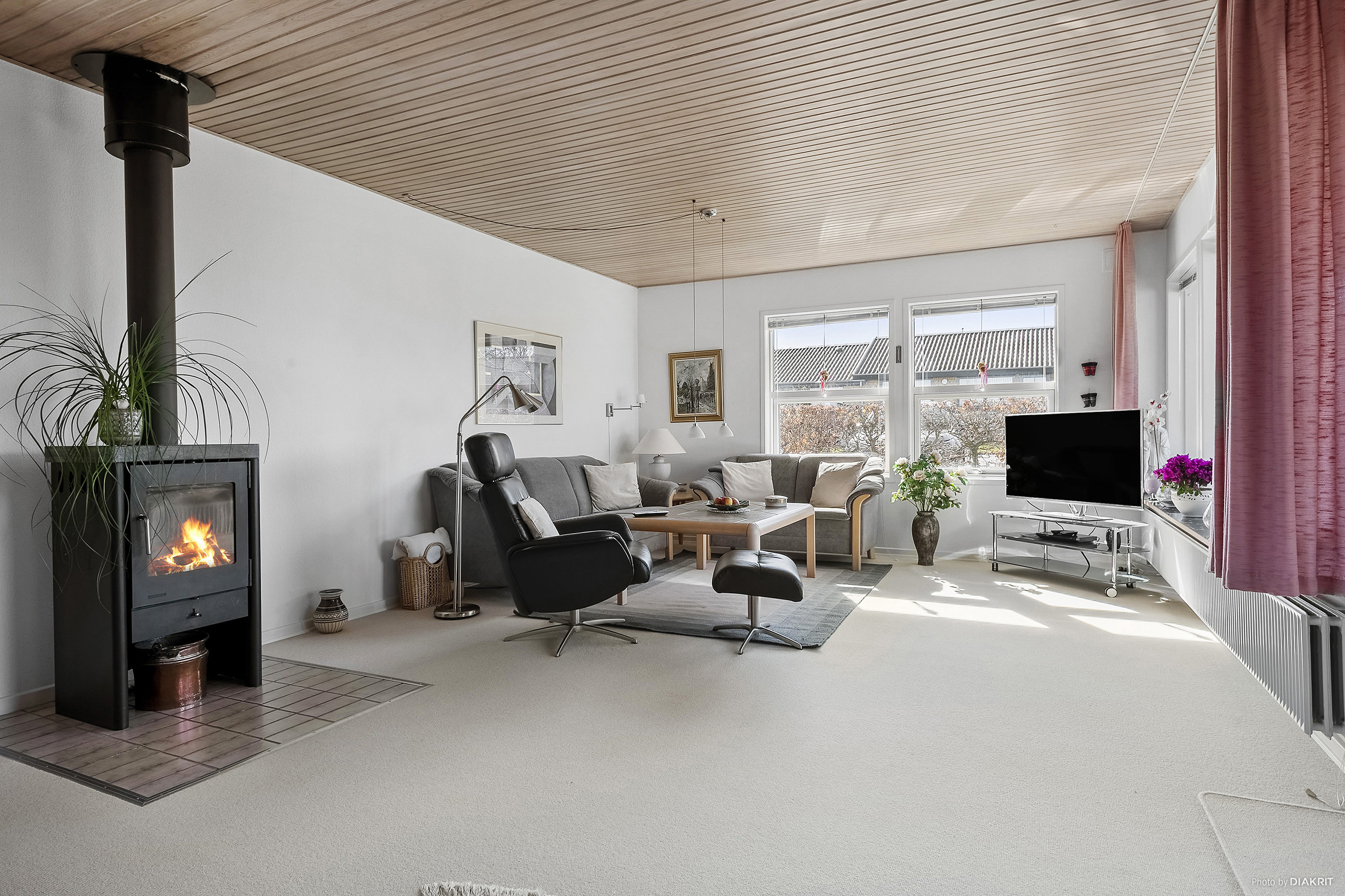 Fremhævet stue billede i fuldskærmstilstand. Billede af Blegevej 32, 8300 Odder