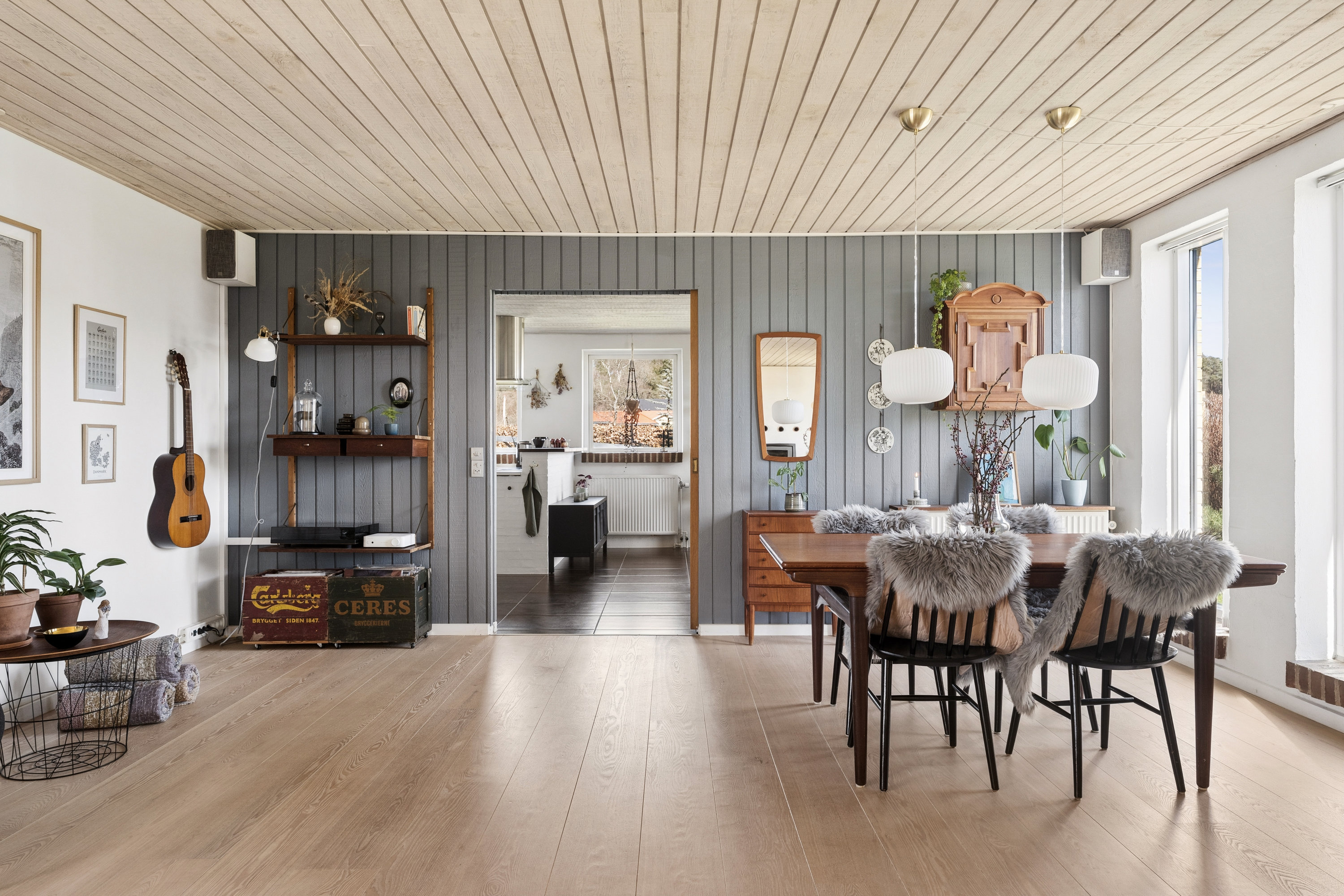 Fremhævet stue billede i fuldskærmstilstand. Billede af Pilekrattet 20, 8850 Bjerringbro