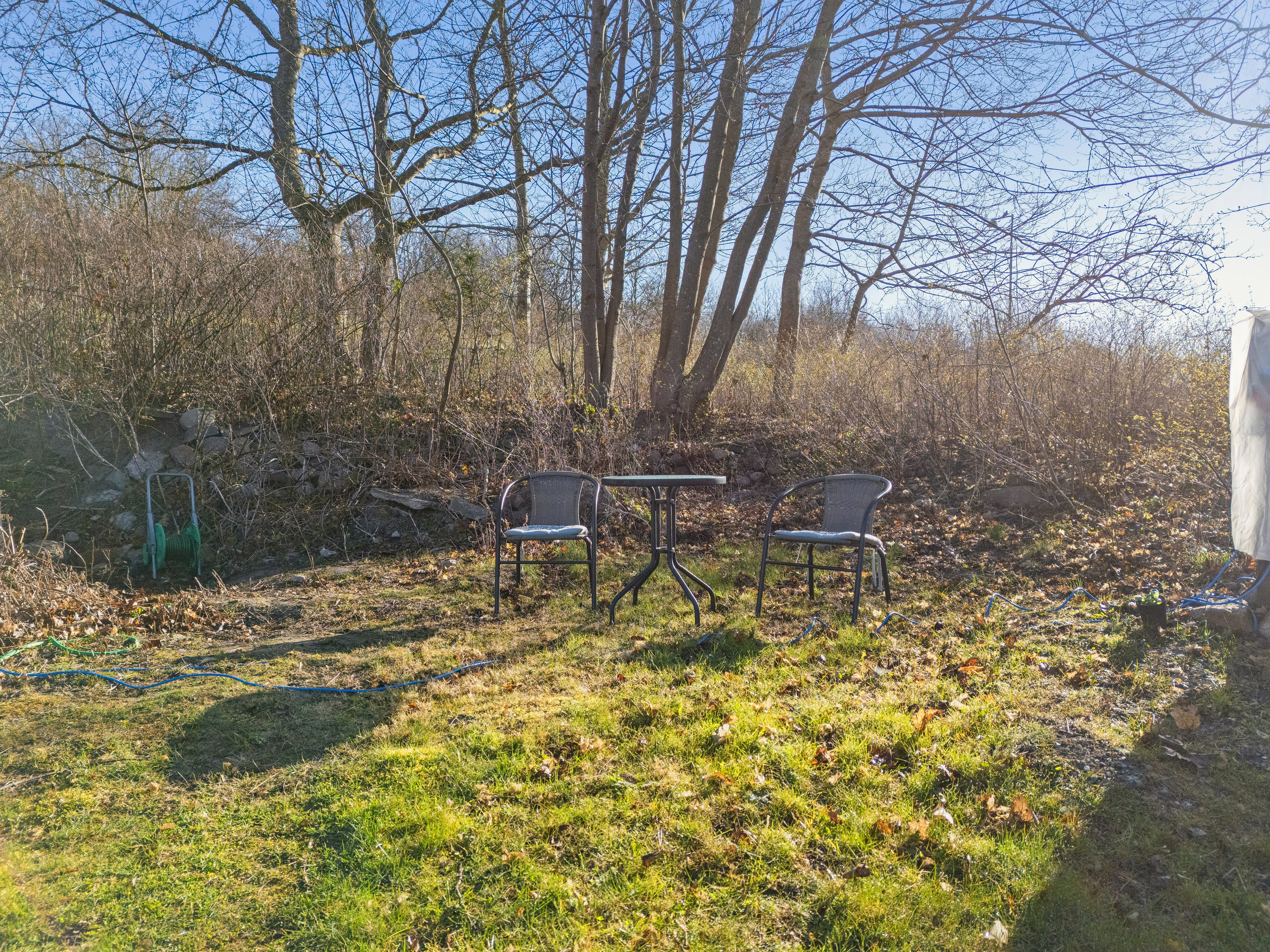 Fremhævet set fra haven billede i fuldskærmstilstand. Billede af Gl Raklev 28, 4400 Kalundborg