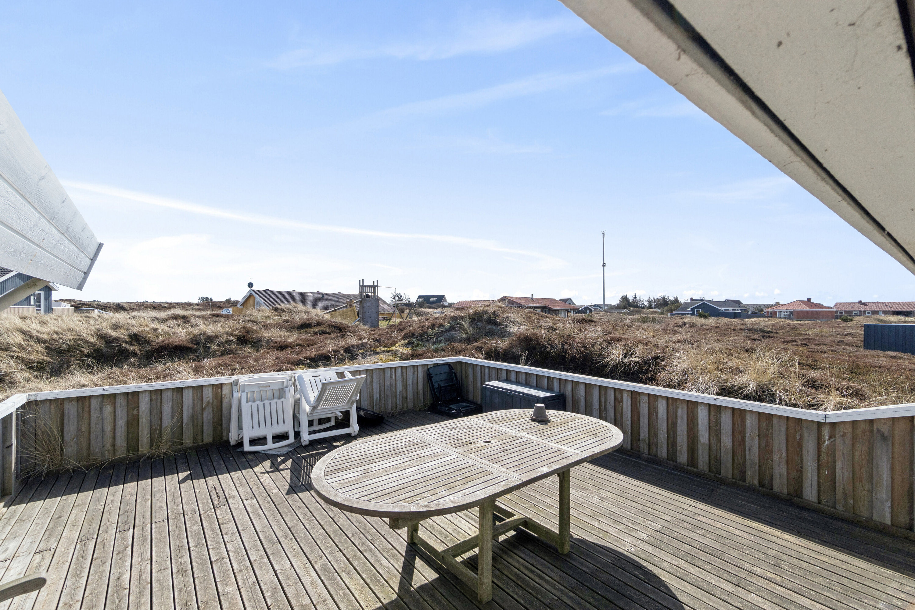 Fremhævet terrasse billede i fuldskærmstilstand. Billede af Krinkelkrogen 14, Lild Strand, 7741 Frøstrup