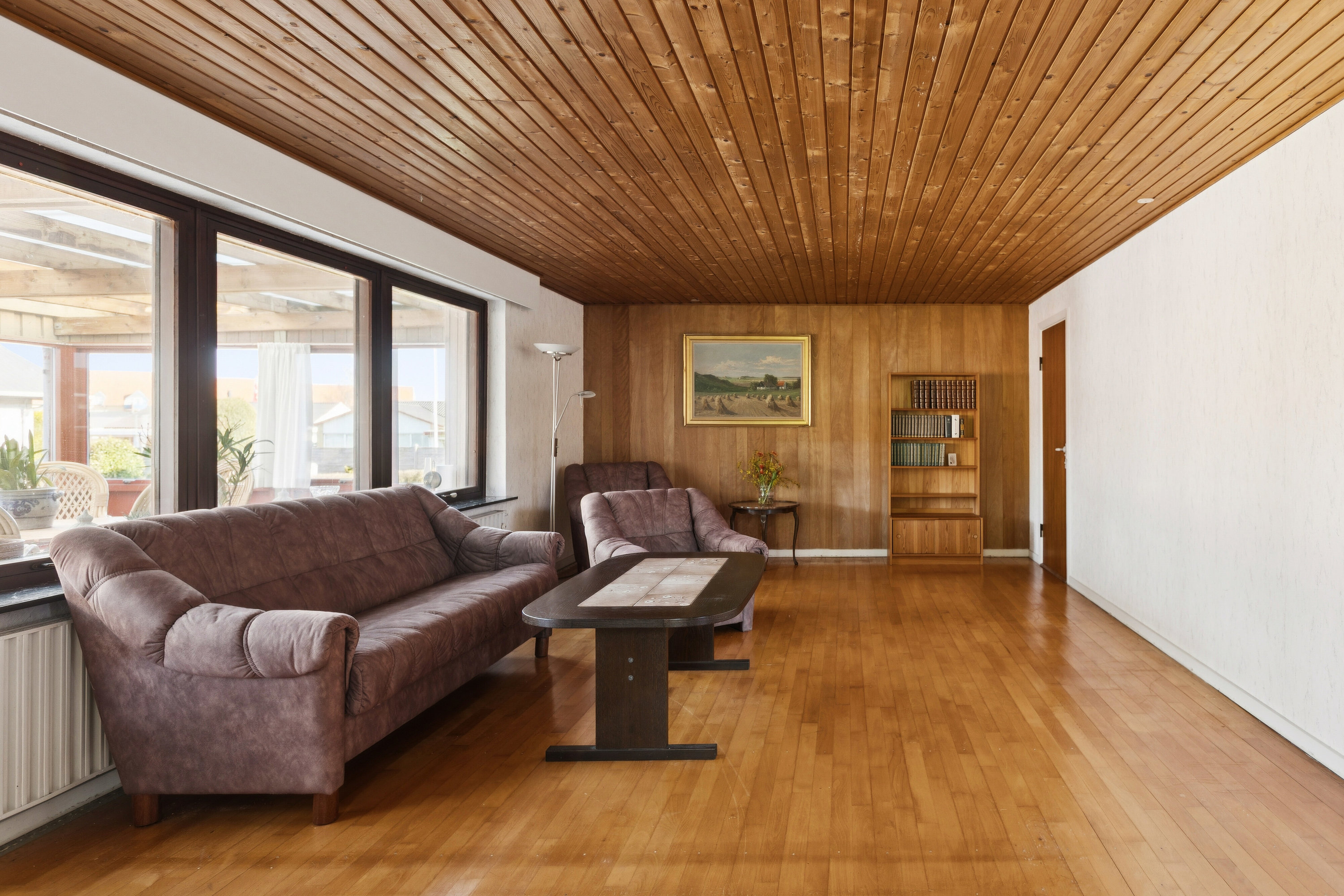 Fremhævet stue billede i fuldskærmstilstand. Billede af Birkevej 26, 4683 Rønnede