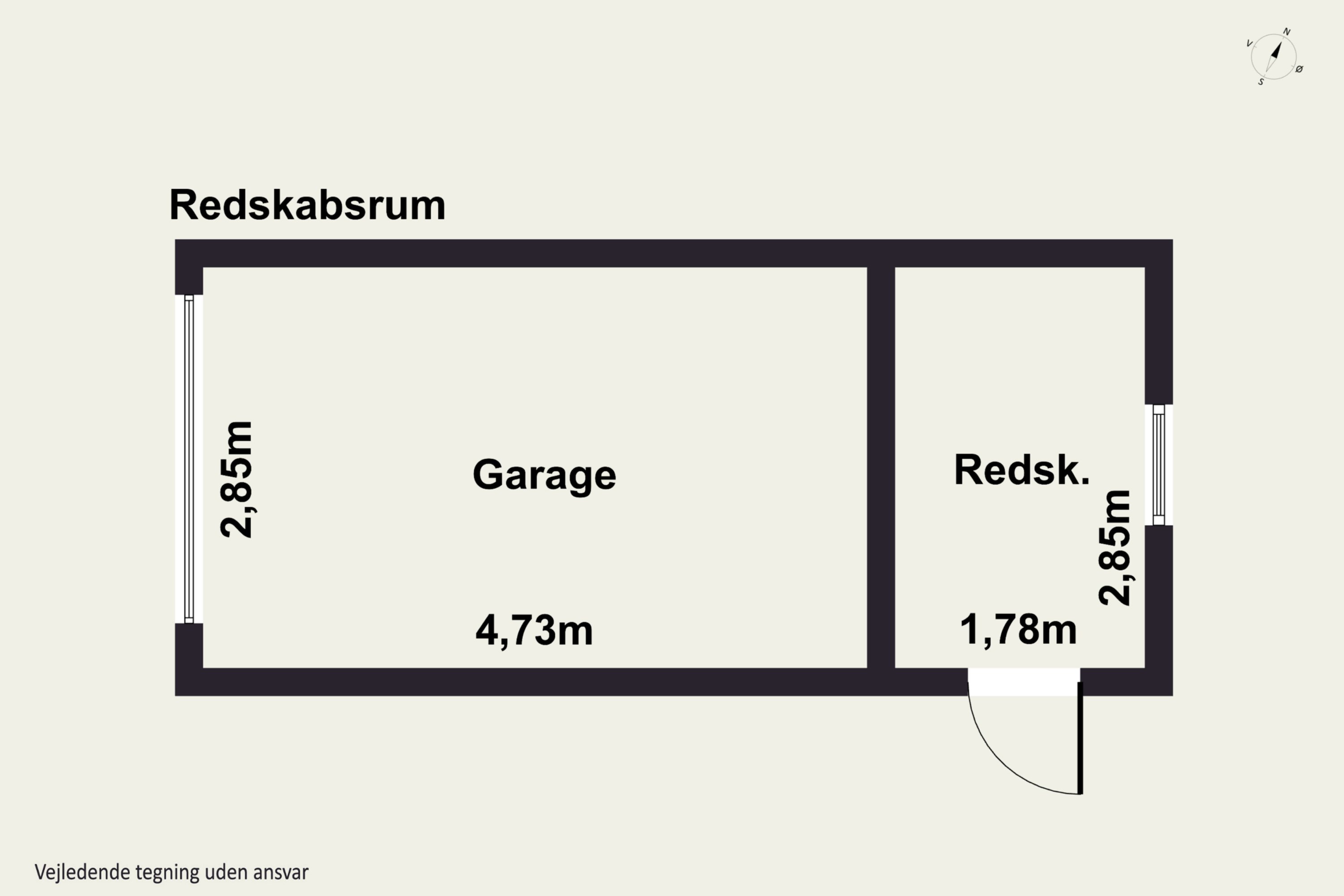 Plantegninger billede af Birkevej 26, 4683 Rønnede
