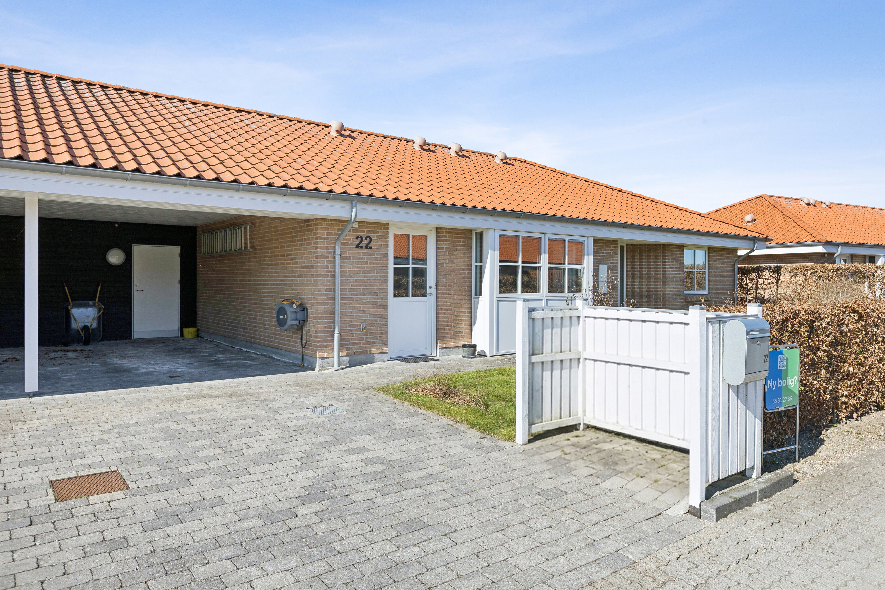 Fremhævet set fra vejen billede i fuldskærmstilstand. Billede af Jens Martin Knudsens Vej 22, 4690 Haslev