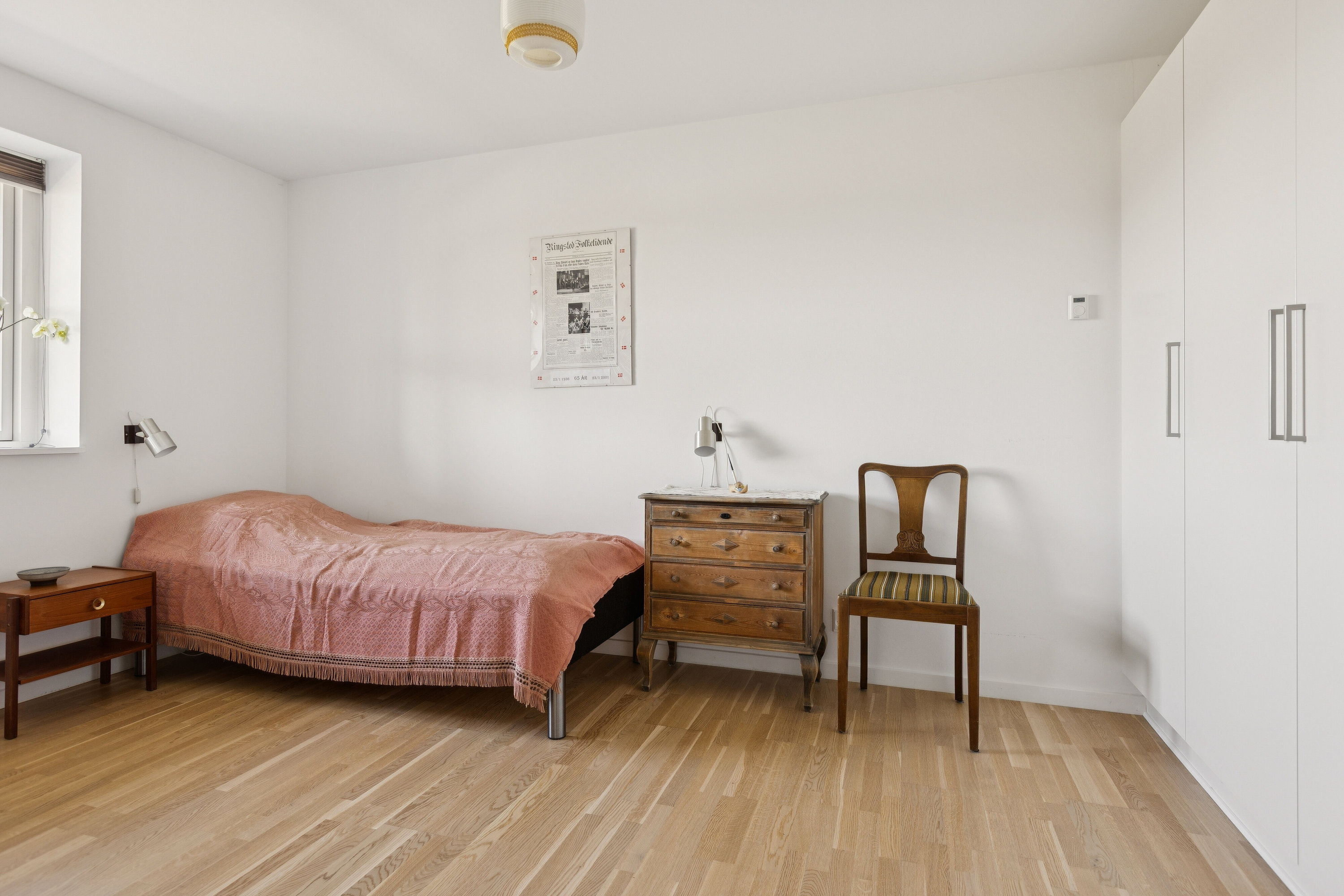 Fremhævet soveværelse billede i fuldskærmstilstand. Billede af Jens Martin Knudsens Vej 22, 4690 Haslev