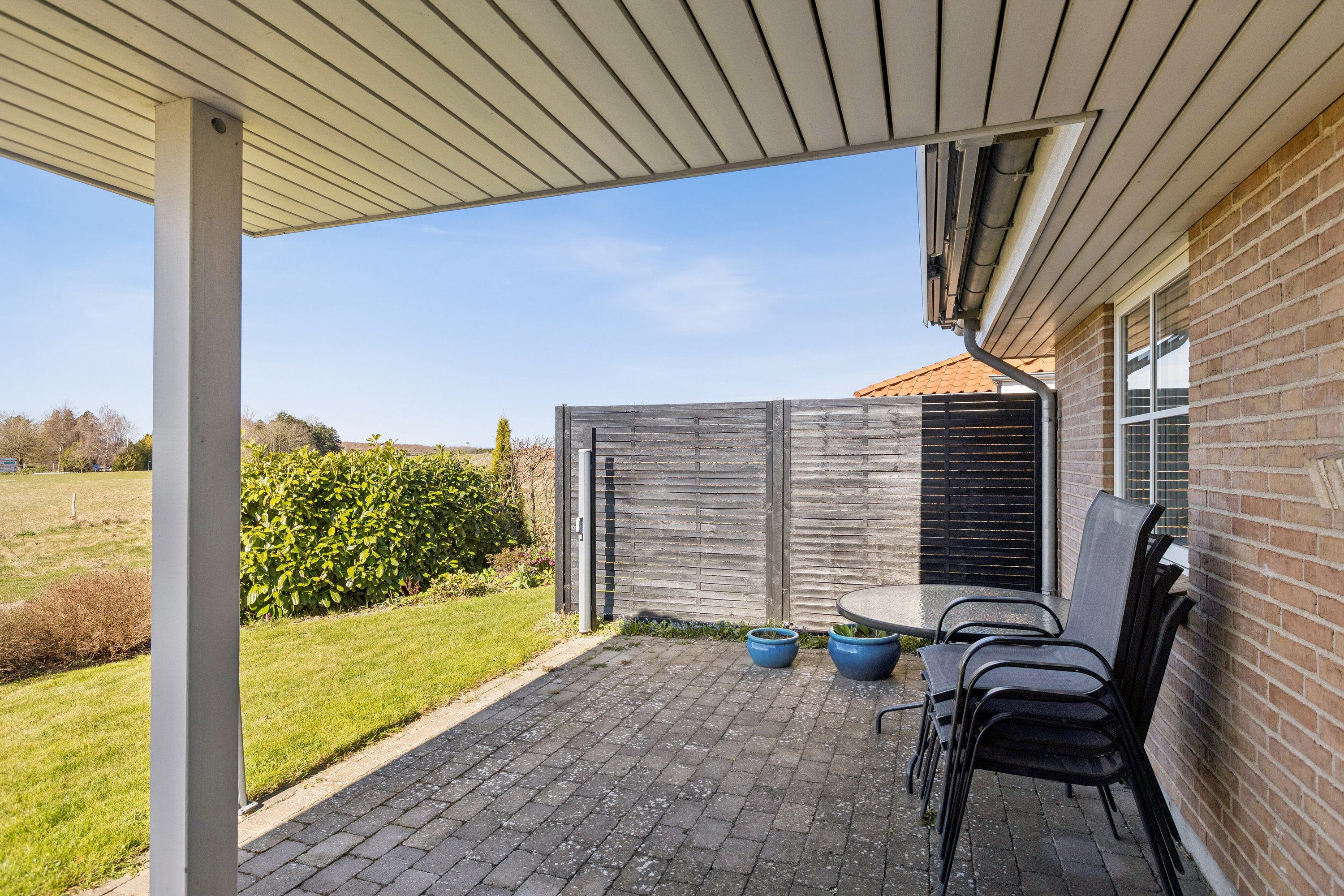 Fremhævet set fra haven billede i fuldskærmstilstand. Billede af Jens Martin Knudsens Vej 22, 4690 Haslev