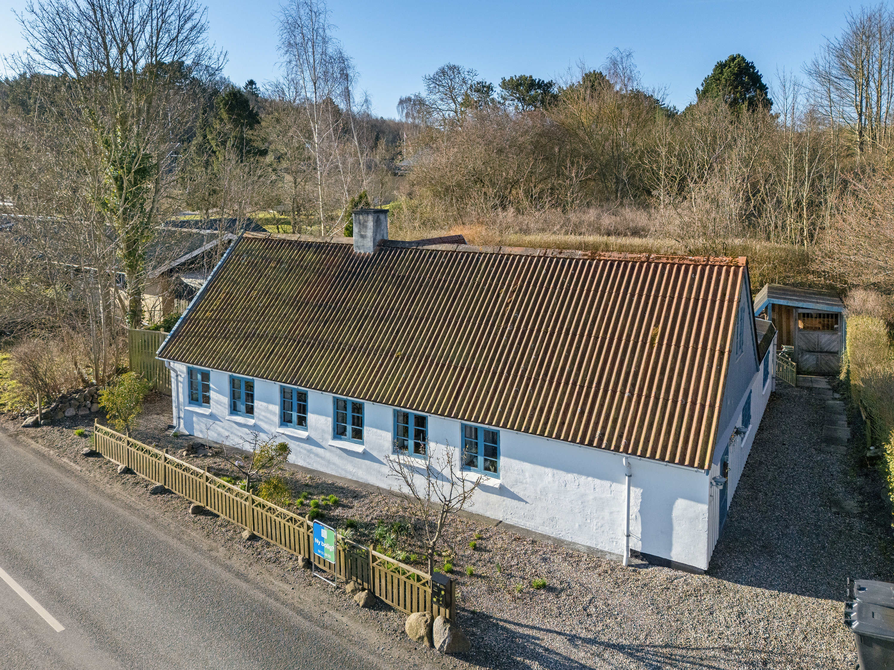 Fremhævet set fra vejen billede i fuldskærmstilstand. Billede af Nyrupvej 139, 4400 Kalundborg