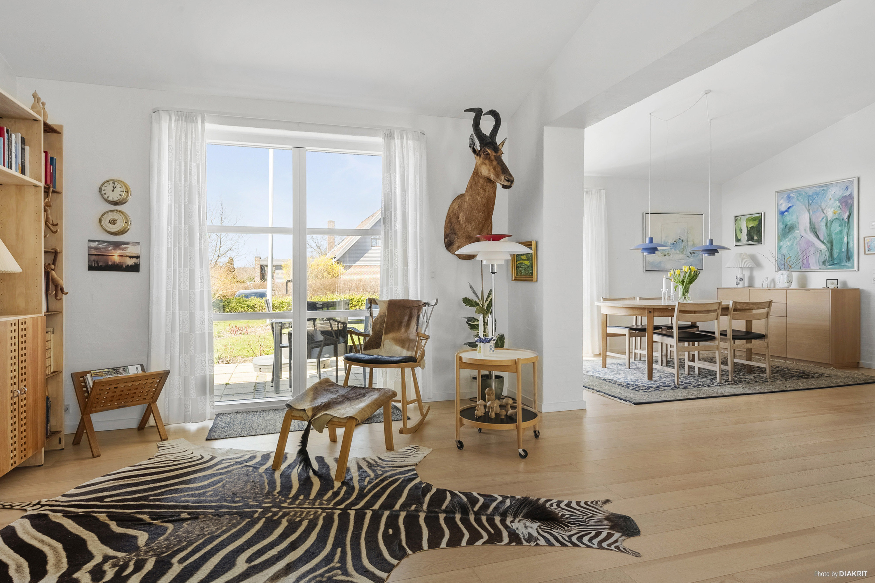 Fremhævet stue billede i fuldskærmstilstand. Billede af Skovsangervej 7, 8300 Odder