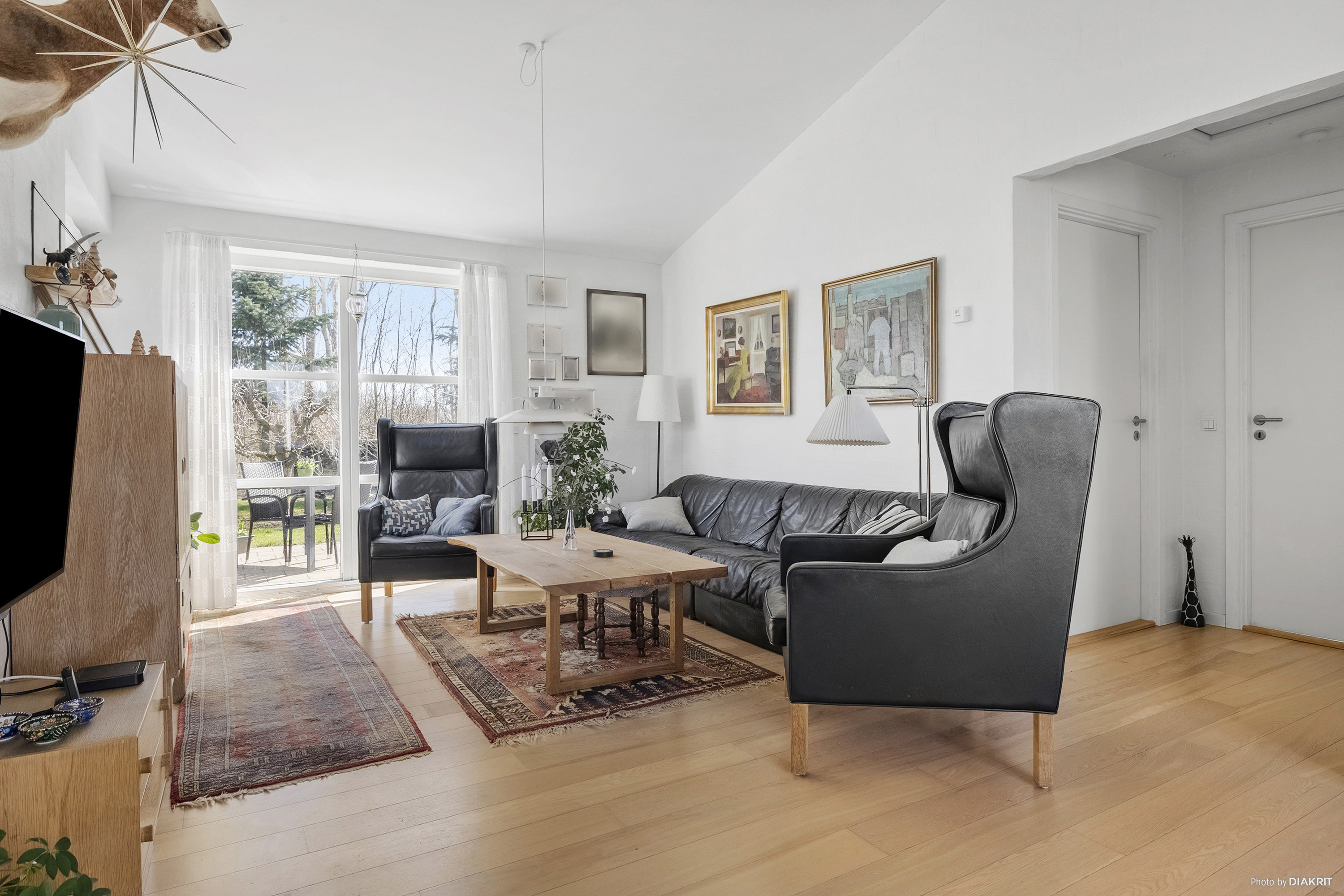 Fremhævet stue billede i fuldskærmstilstand. Billede af Skovsangervej 7, 8300 Odder