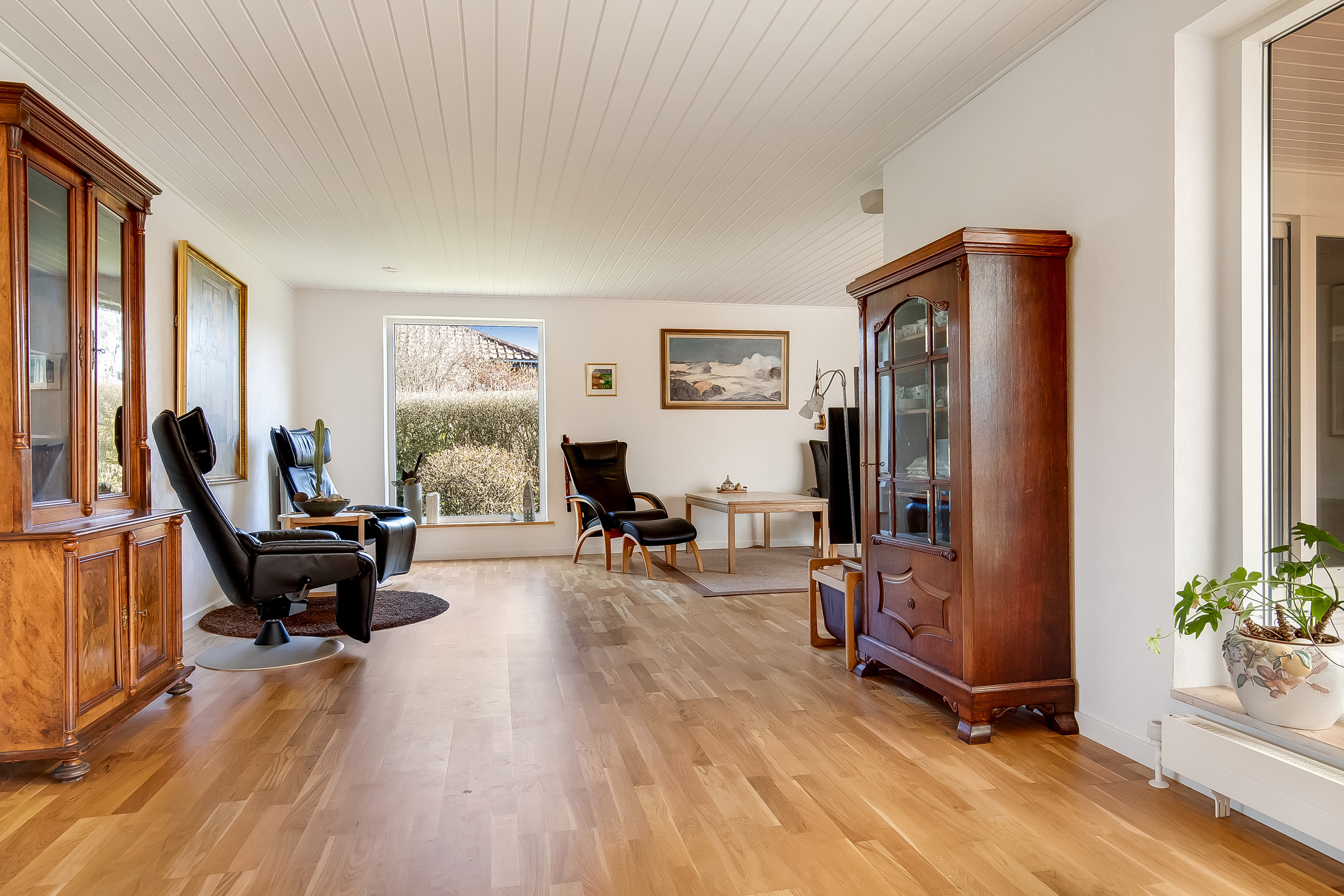 Fremhævet stue billede i fuldskærmstilstand. Billede af Nordvangen 22, Bredballe, 7120 Vejle Øst