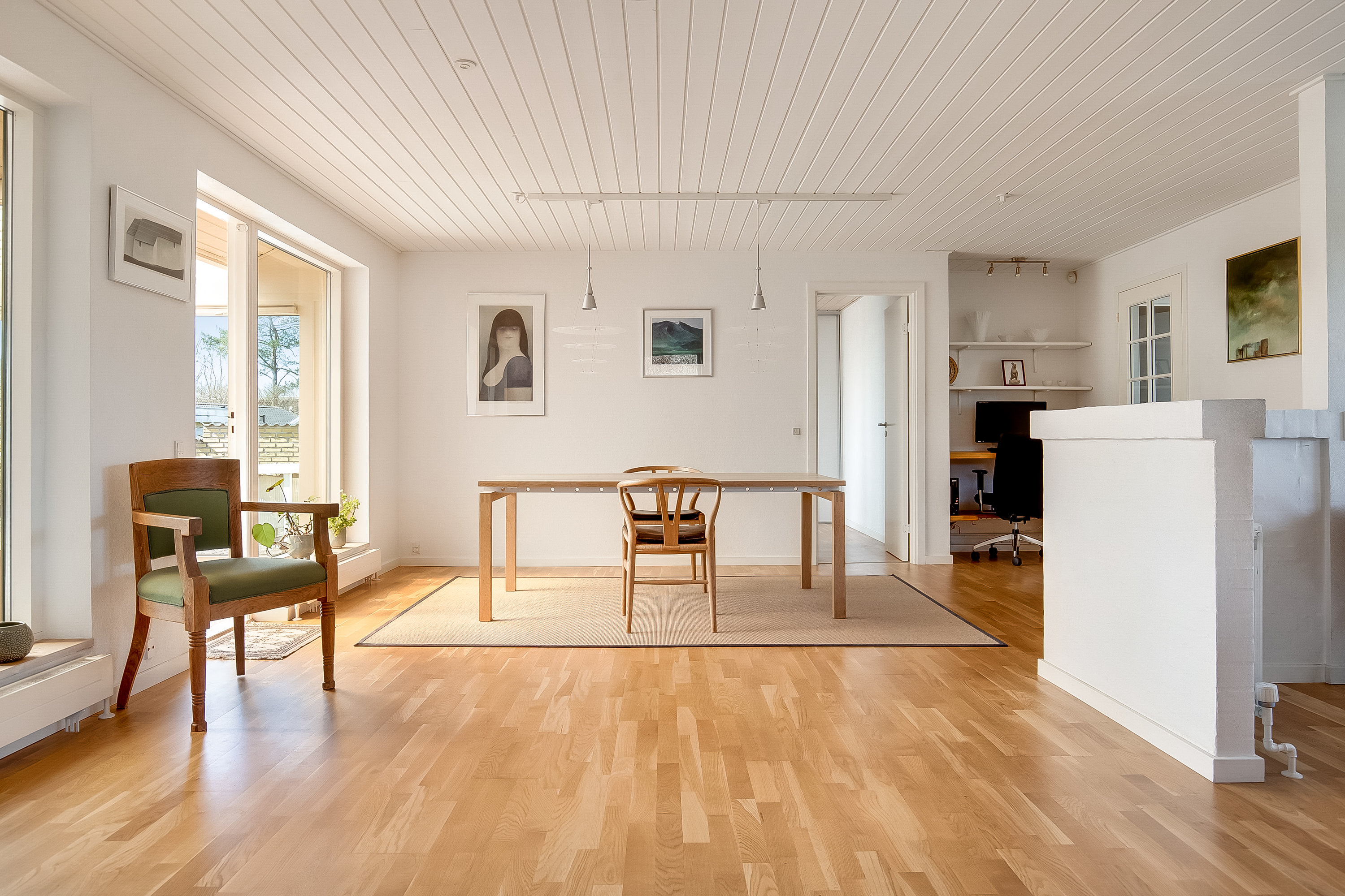 Fremhævet spisestue billede i fuldskærmstilstand. Billede af Nordvangen 22, Bredballe, 7120 Vejle Øst