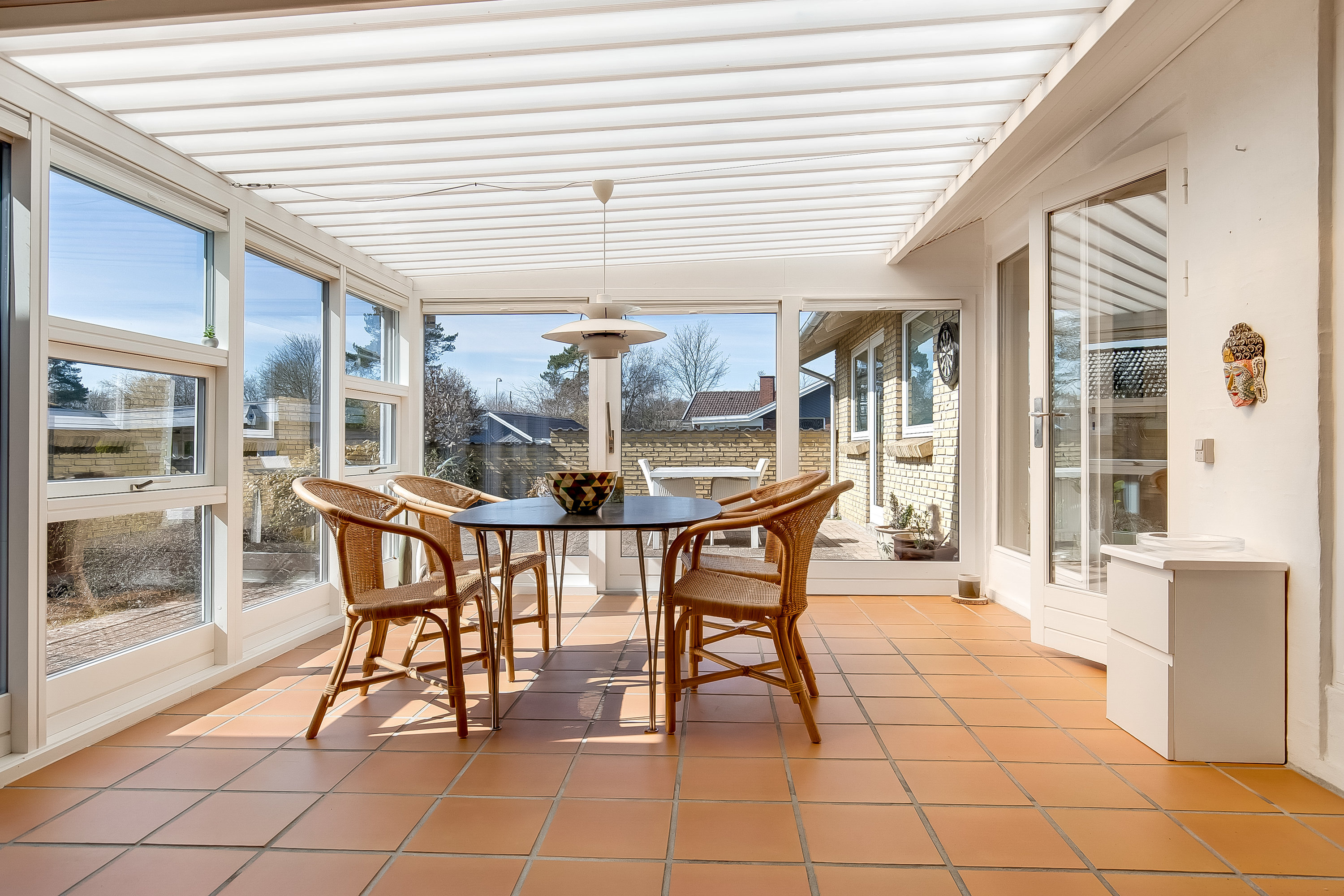 Fremhævet udestue billede i fuldskærmstilstand. Billede af Nordvangen 22, Bredballe, 7120 Vejle Øst