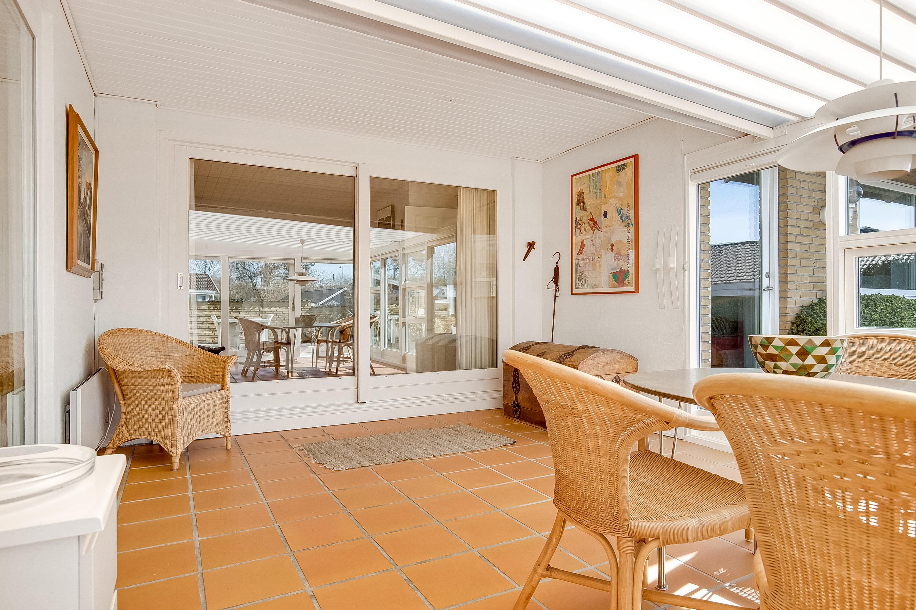 Fremhævet udestue billede i fuldskærmstilstand. Billede af Nordvangen 22, Bredballe, 7120 Vejle Øst