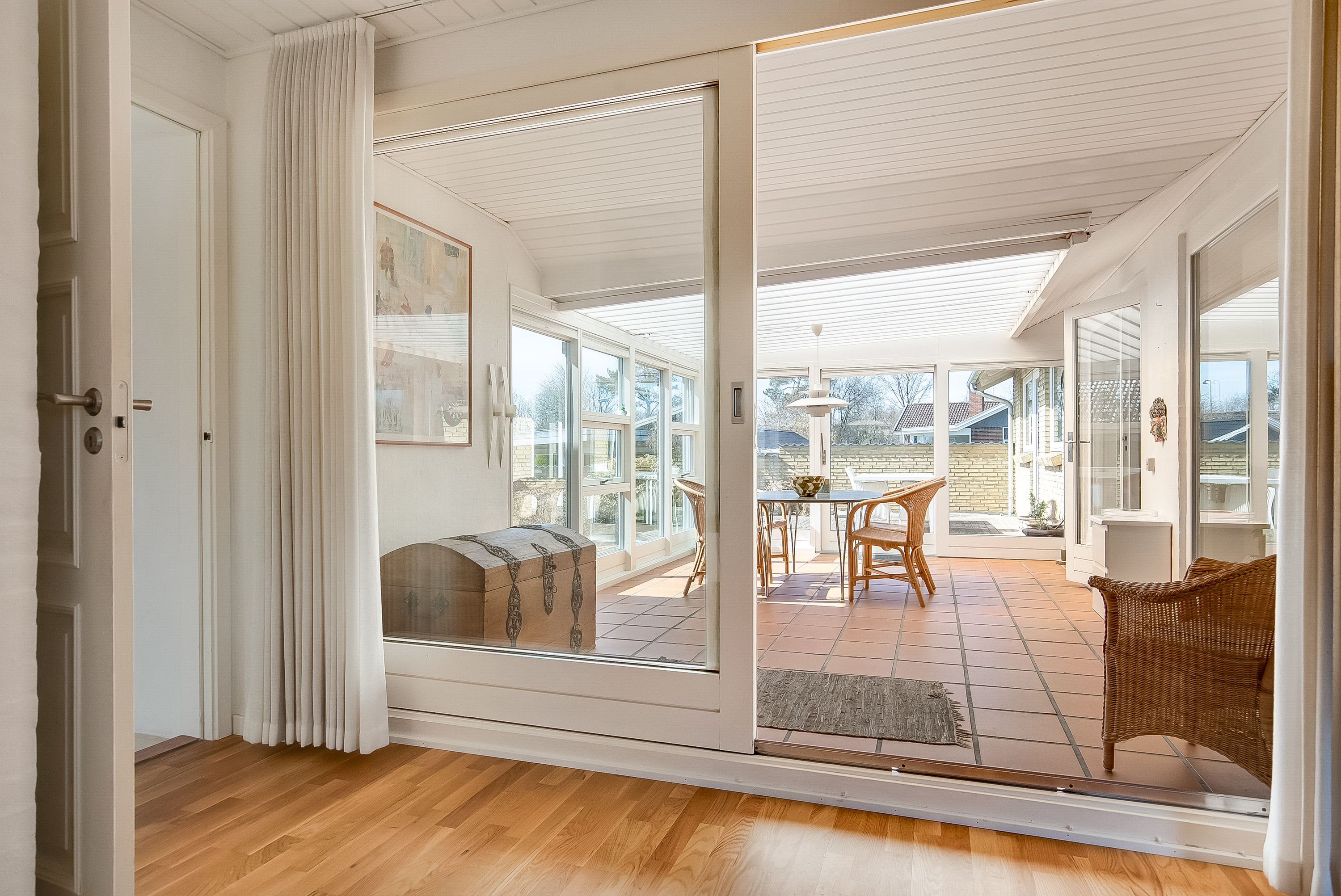 Fremhævet udestue billede i fuldskærmstilstand. Billede af Nordvangen 22, Bredballe, 7120 Vejle Øst