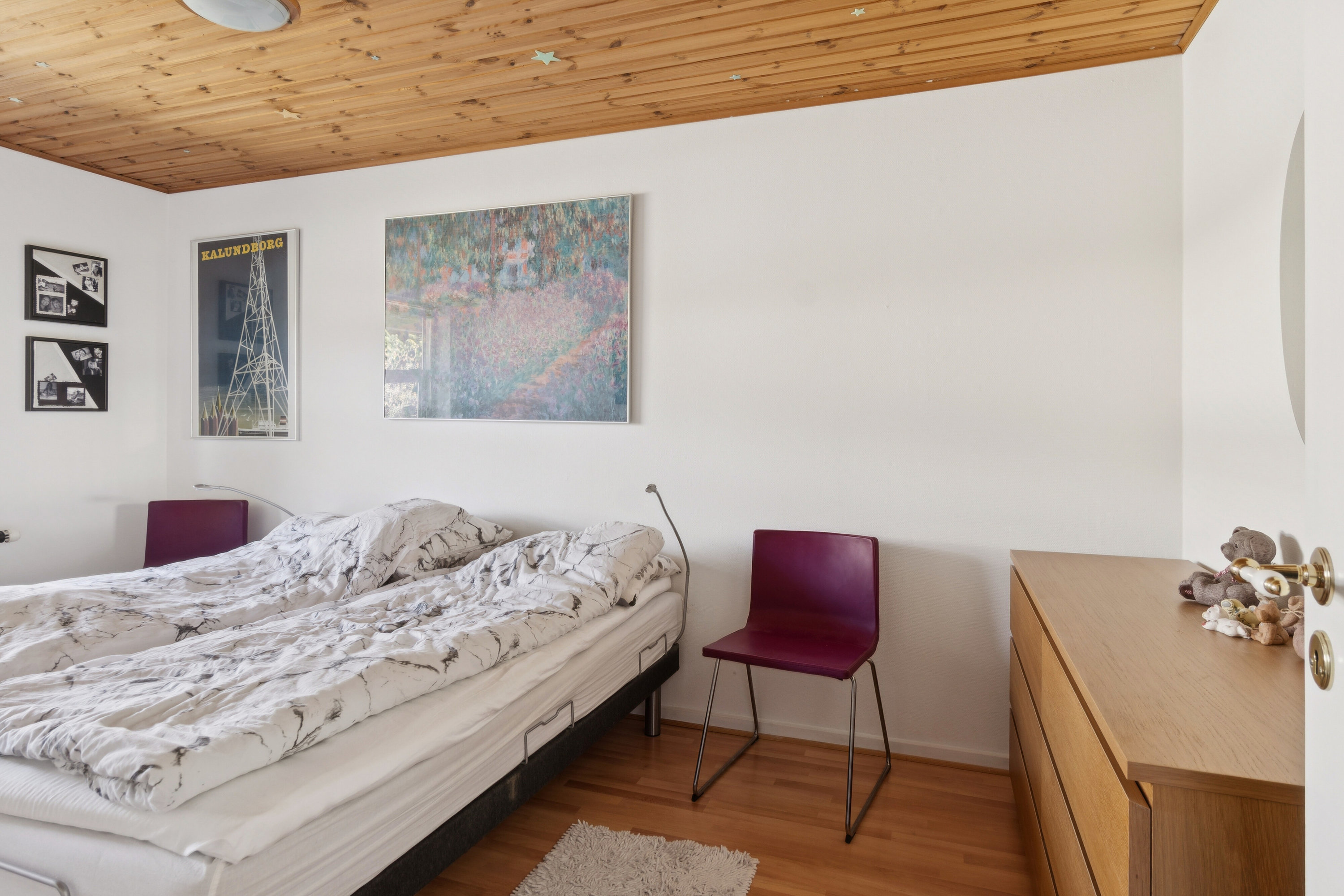 Fremhævet soveværelse billede i fuldskærmstilstand. Billede af Poppelbakken 21, 4400 Kalundborg