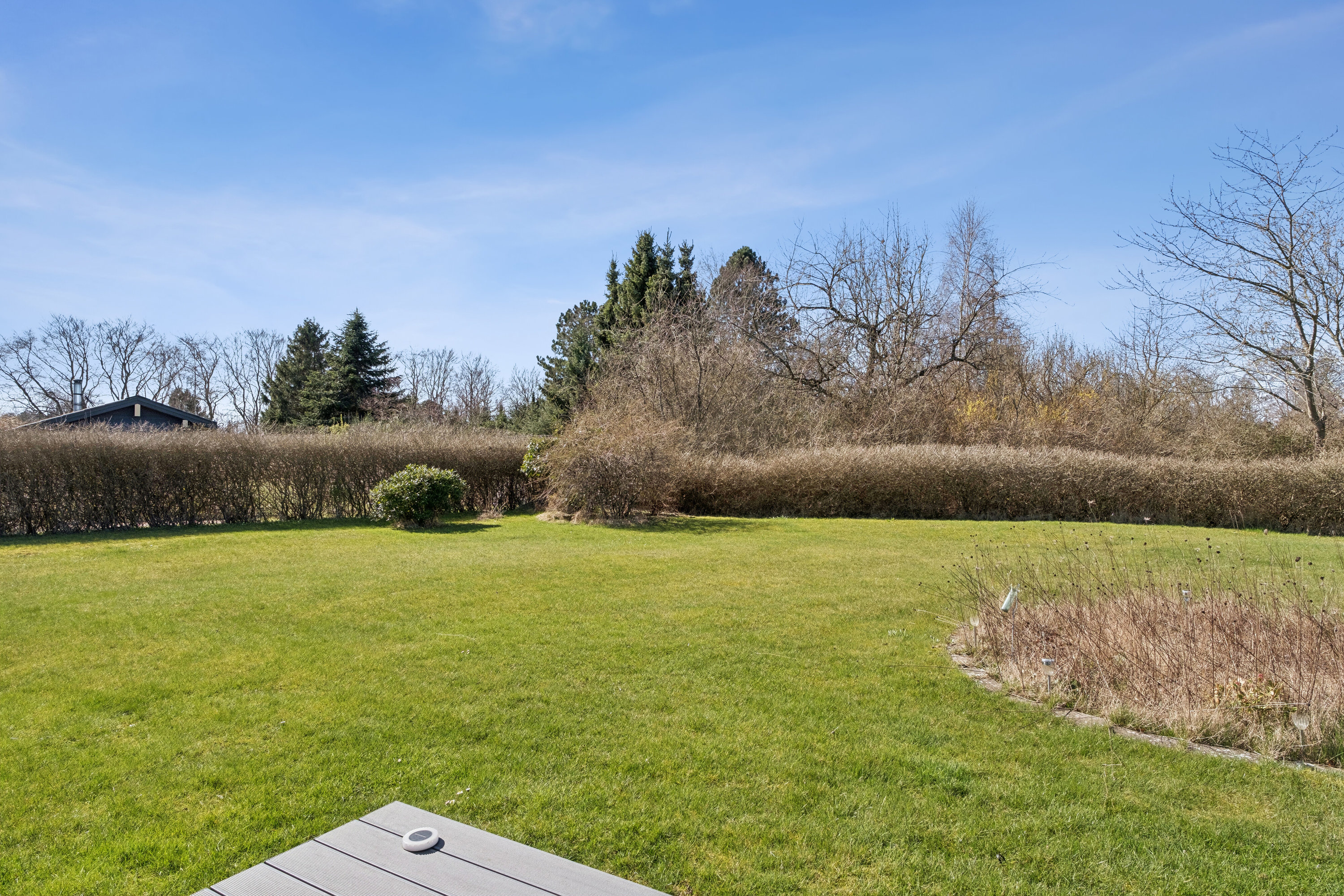 Fremhævet set fra haven billede i fuldskærmstilstand. Billede af Rønvej 5, Kaldred, 4593 Eskebjerg