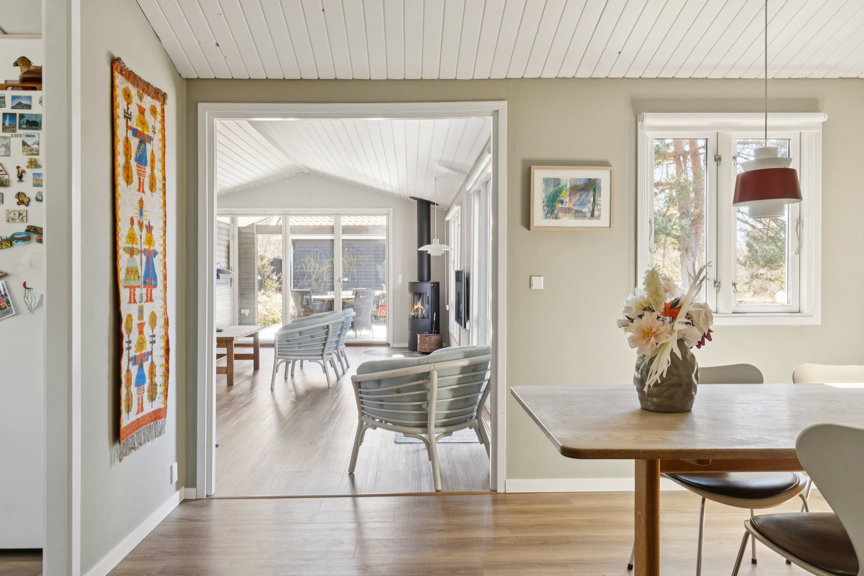 Fremhævet spisestue billede i fuldskærmstilstand. Billede af Hejrevang 1, Tengslemrk L, 4573 Højby