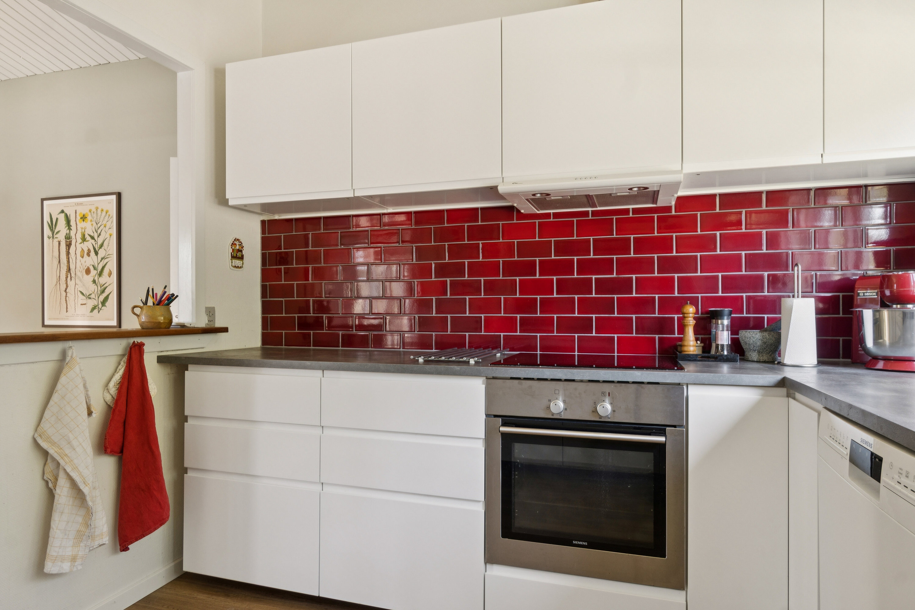 Fremhævet køkken billede i fuldskærmstilstand. Billede af Hejrevang 1, Tengslemrk L, 4573 Højby