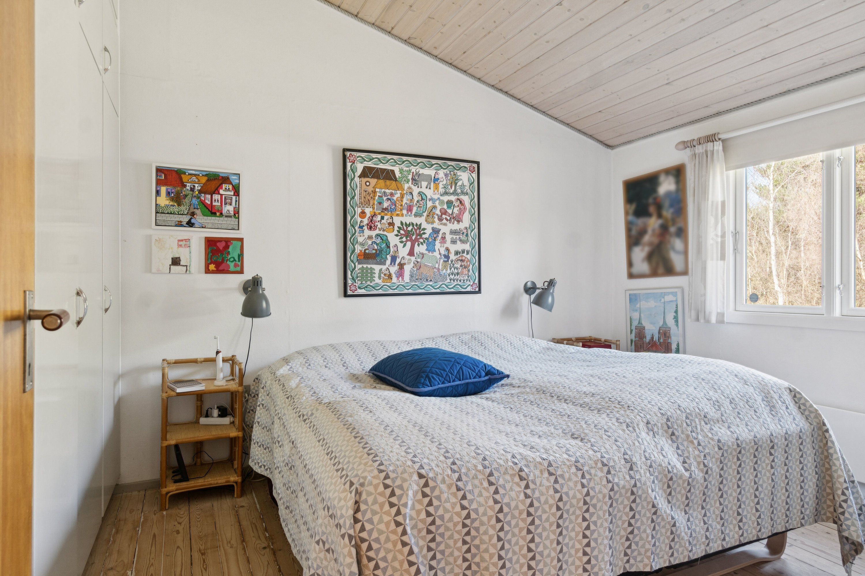 Fremhævet soveværelse billede i fuldskærmstilstand. Billede af Hejrevang 1, Tengslemrk L, 4573 Højby