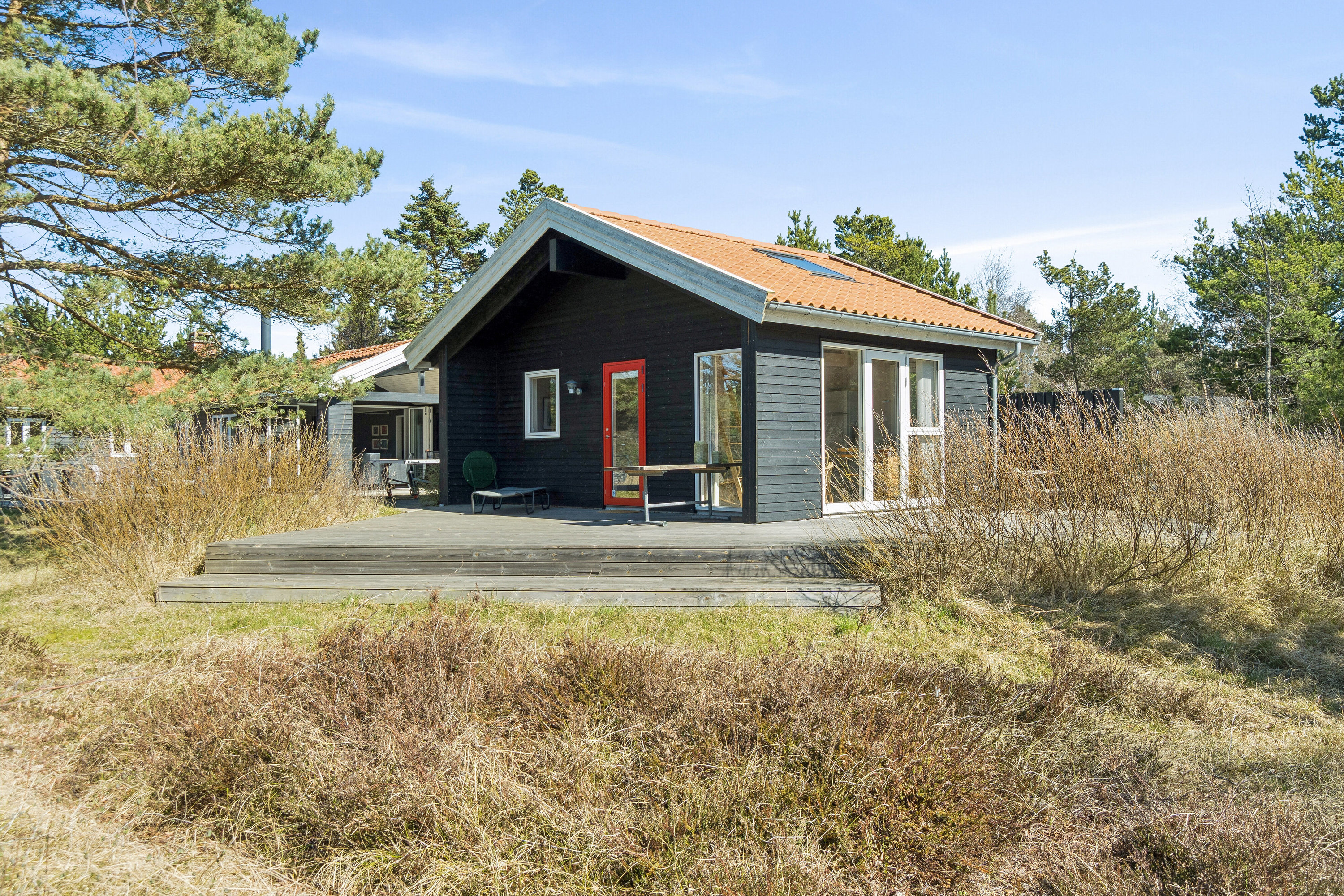 Fremhævet set fra haven billede i fuldskærmstilstand. Billede af Hejrevang 1, Tengslemrk L, 4573 Højby