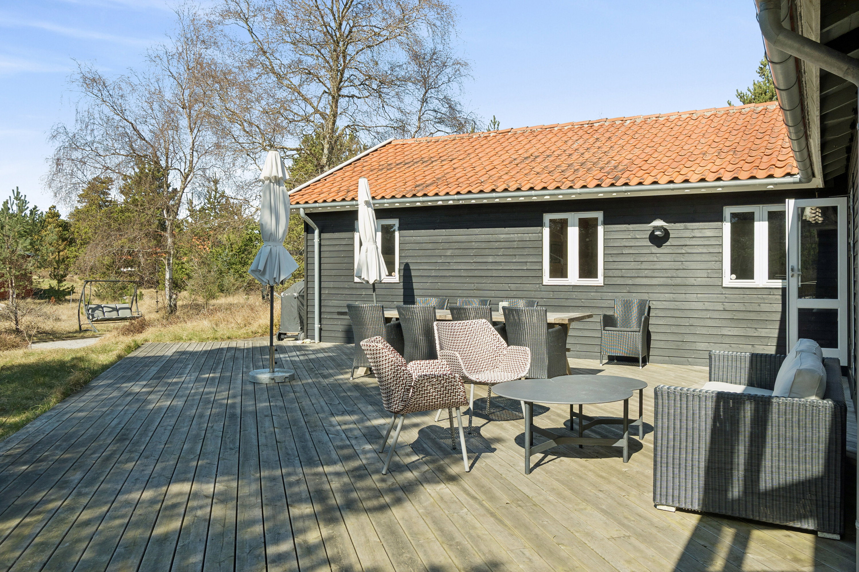 Fremhævet terrasse billede i fuldskærmstilstand. Billede af Hejrevang 1, Tengslemrk L, 4573 Højby