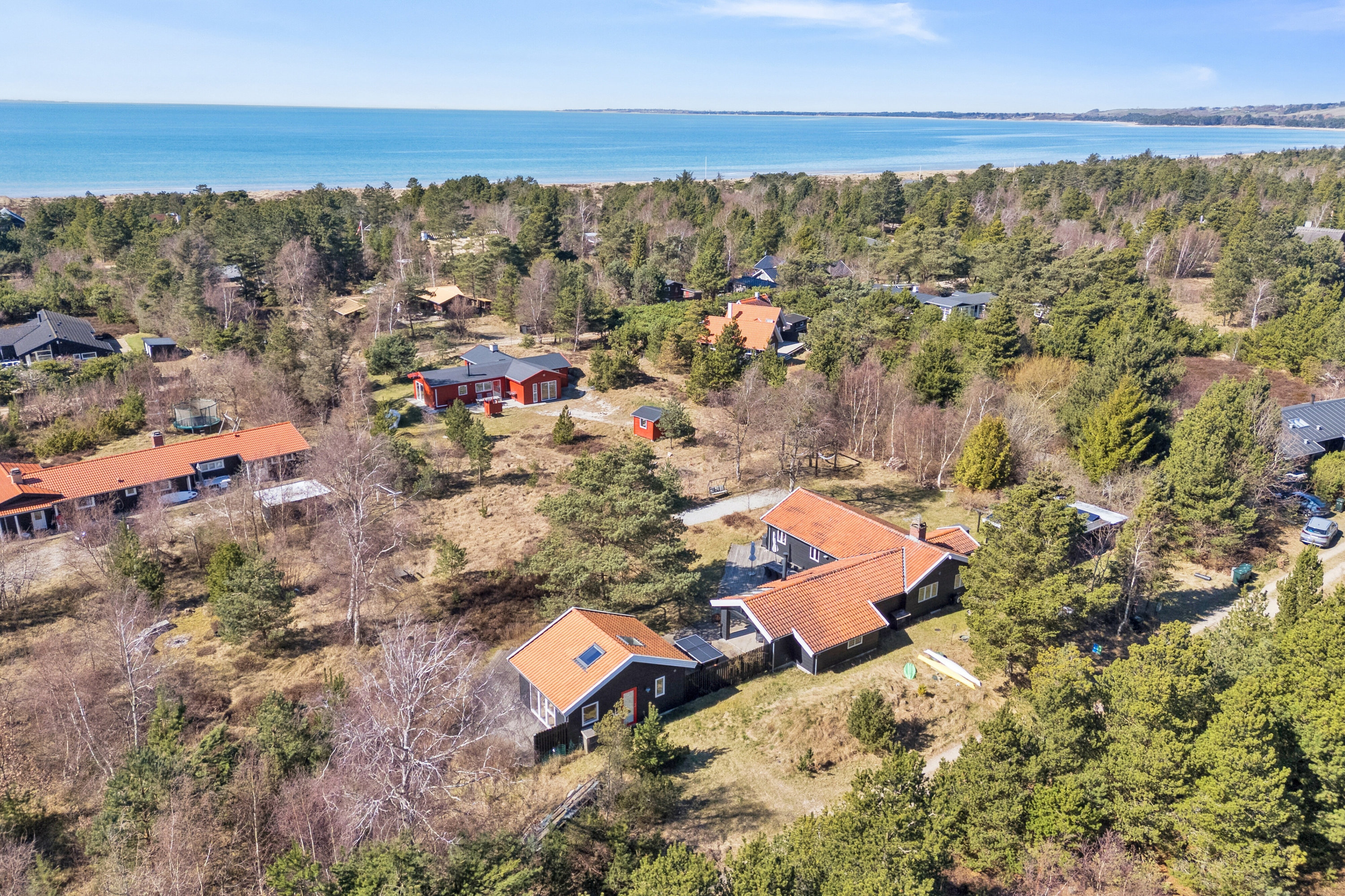 Fremhævet luftfoto billede i fuldskærmstilstand. Billede af Hejrevang 1, Tengslemrk L, 4573 Højby