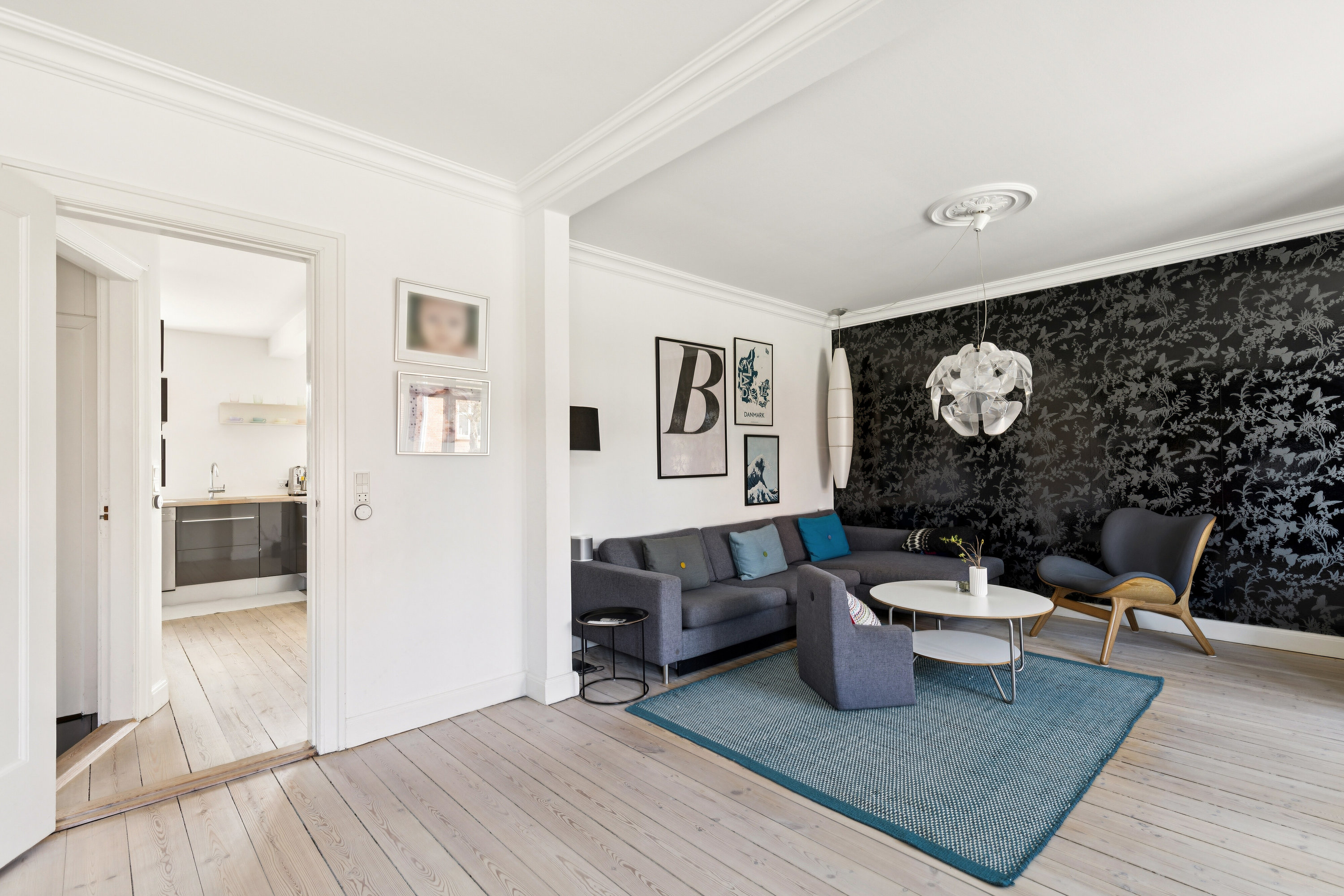 Fremhævet stue billede i fuldskærmstilstand. Billede af Rolighedsvej 8, 4200 Slagelse