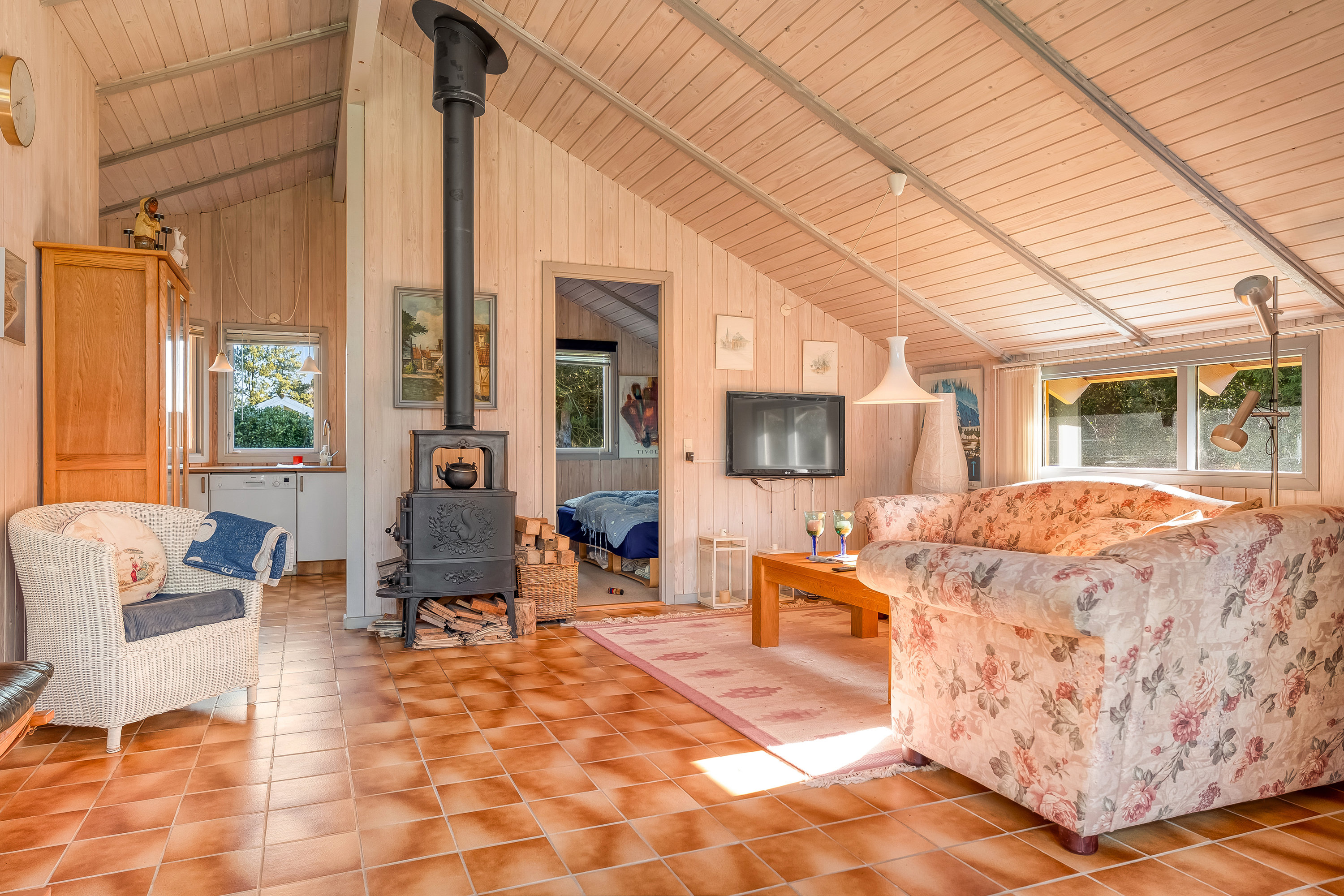 Fremhævet stue billede i fuldskærmstilstand. Billede af Bolværksstræde 17, Hummingen, 4983 Dannemare