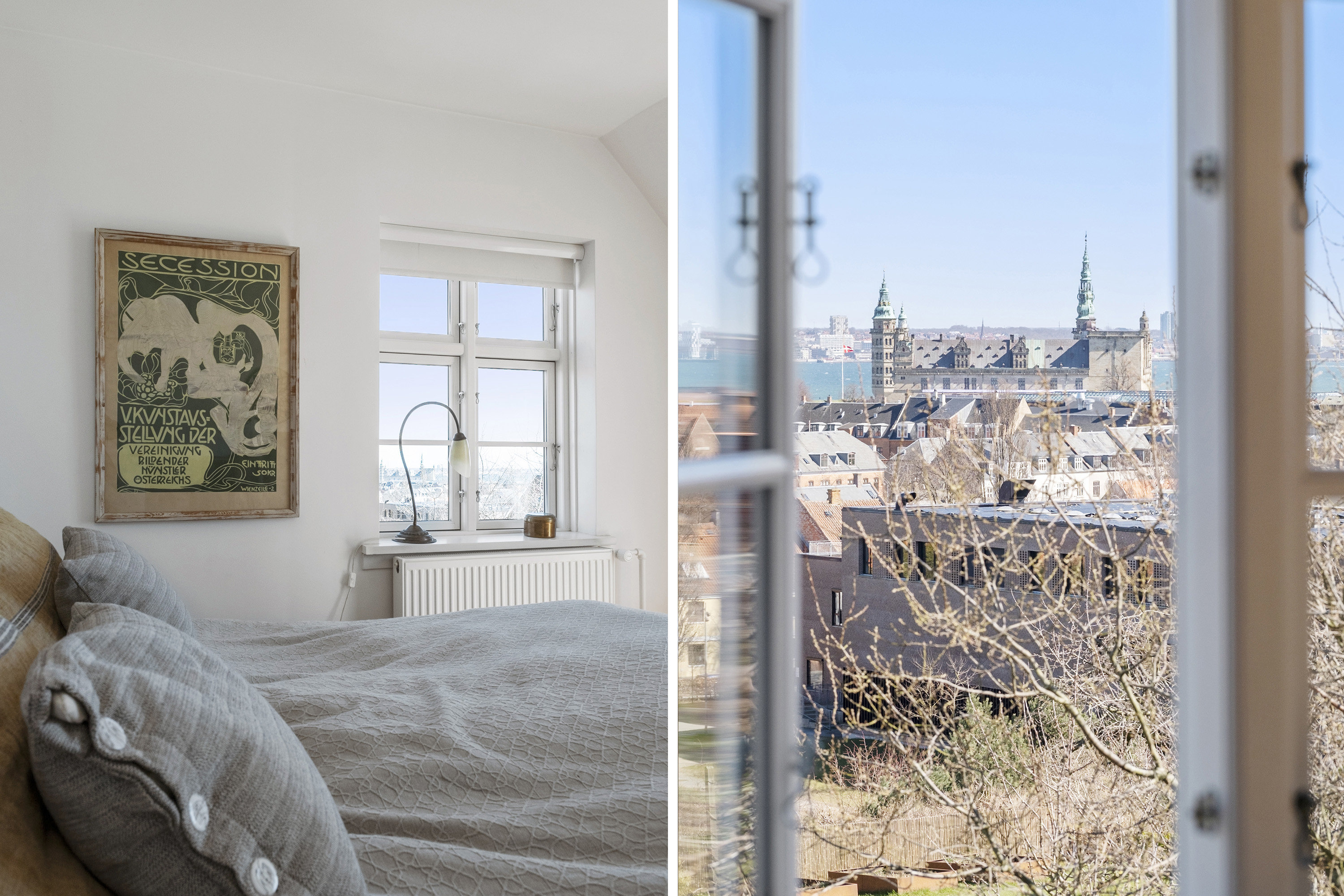 Fremhævet soveværelse billede i fuldskærmstilstand. Billede af Møllevænget 11, 3000 Helsingør