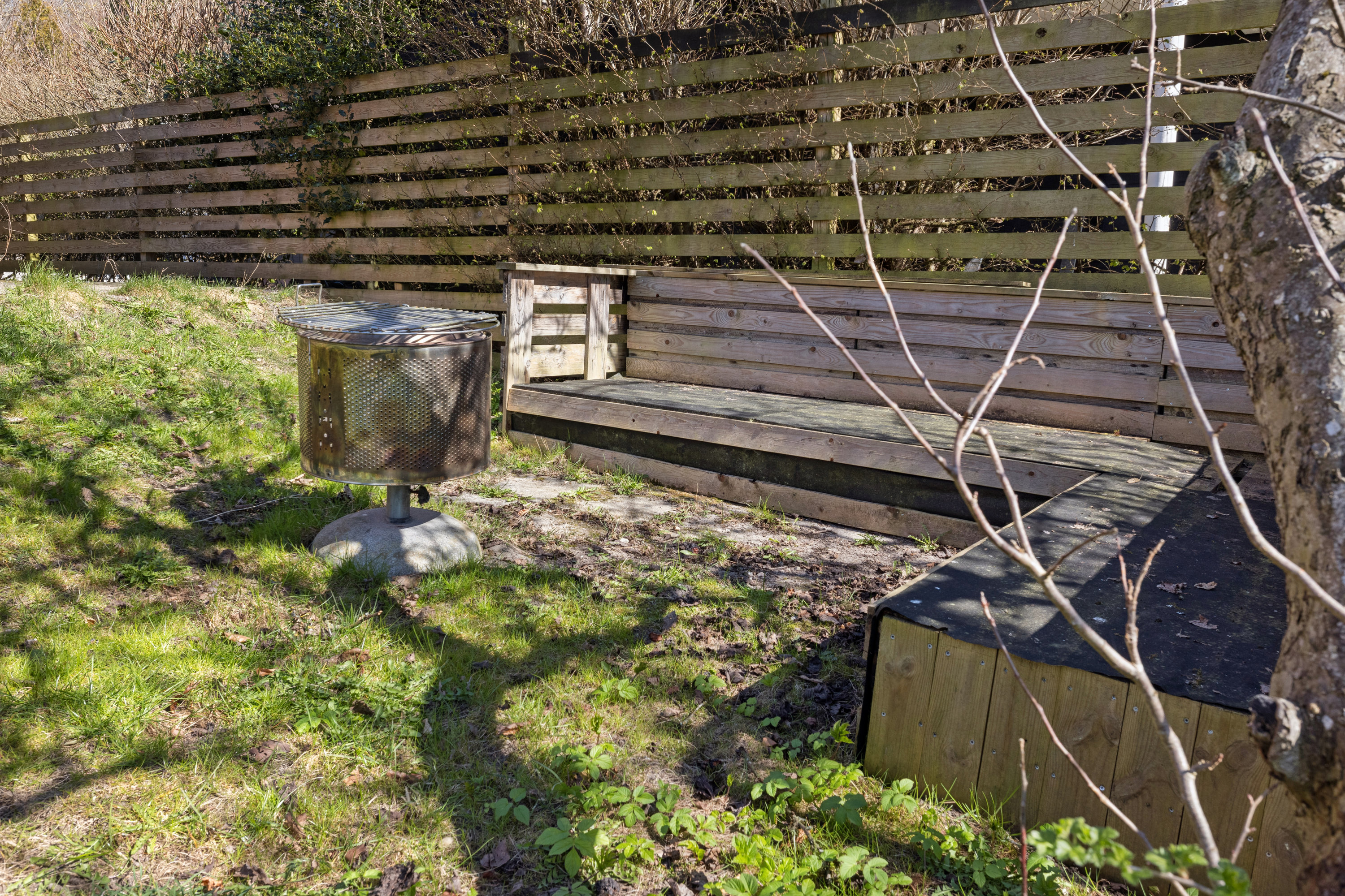 Fremhævet terrasse billede i fuldskærmstilstand. Billede af Skovvej 52, 8550 Ryomgård