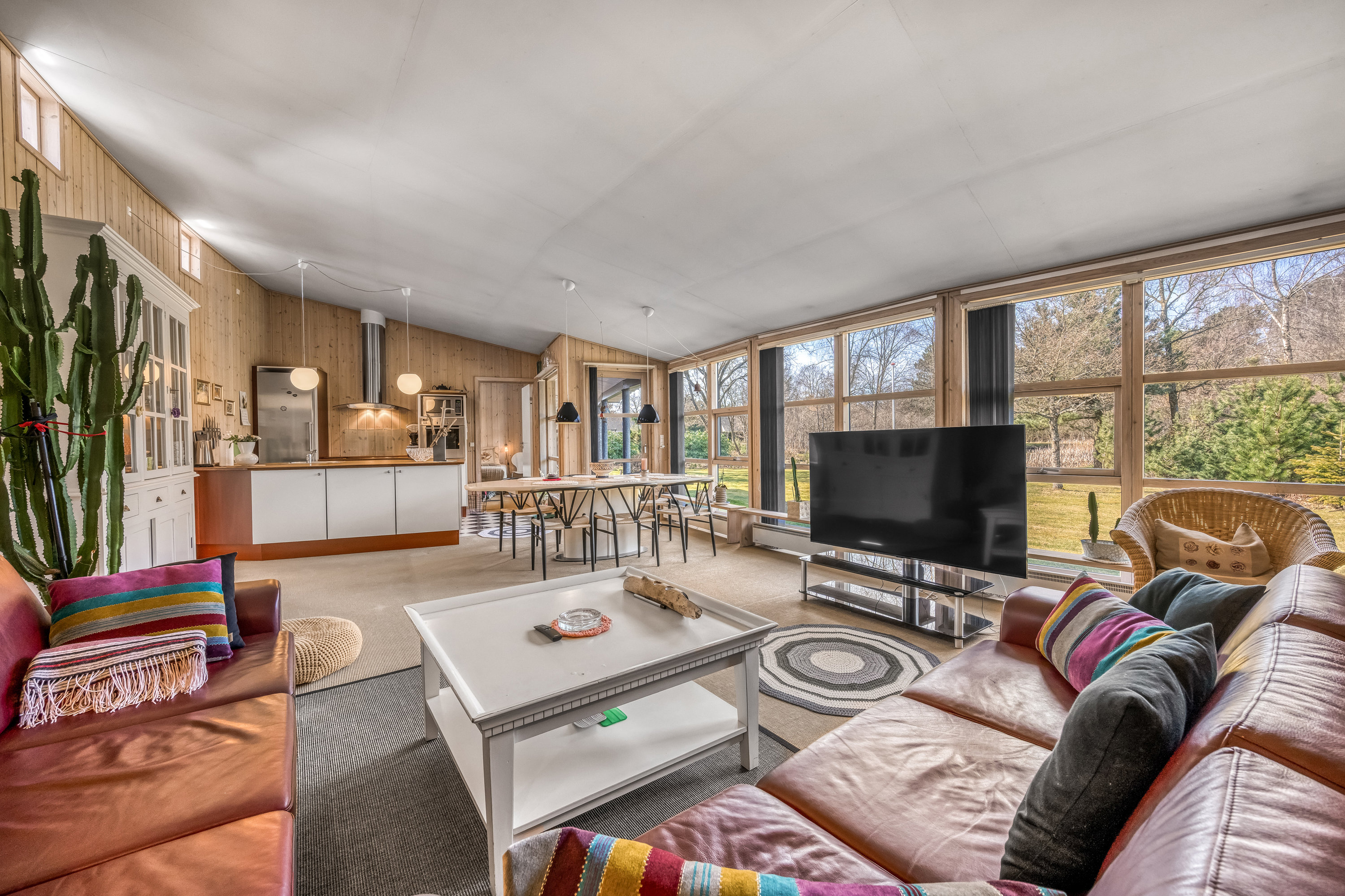 Fremhævet stue billede i fuldskærmstilstand. Billede af Vestervang 29, Lønne, 6830 Nørre Nebel