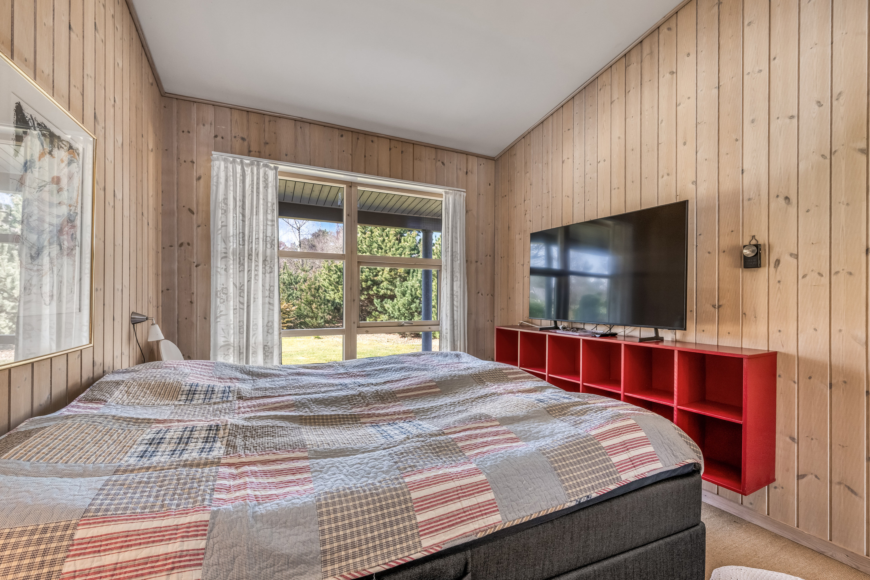 Fremhævet soveværelse billede i fuldskærmstilstand. Billede af Vestervang 29, Lønne, 6830 Nørre Nebel