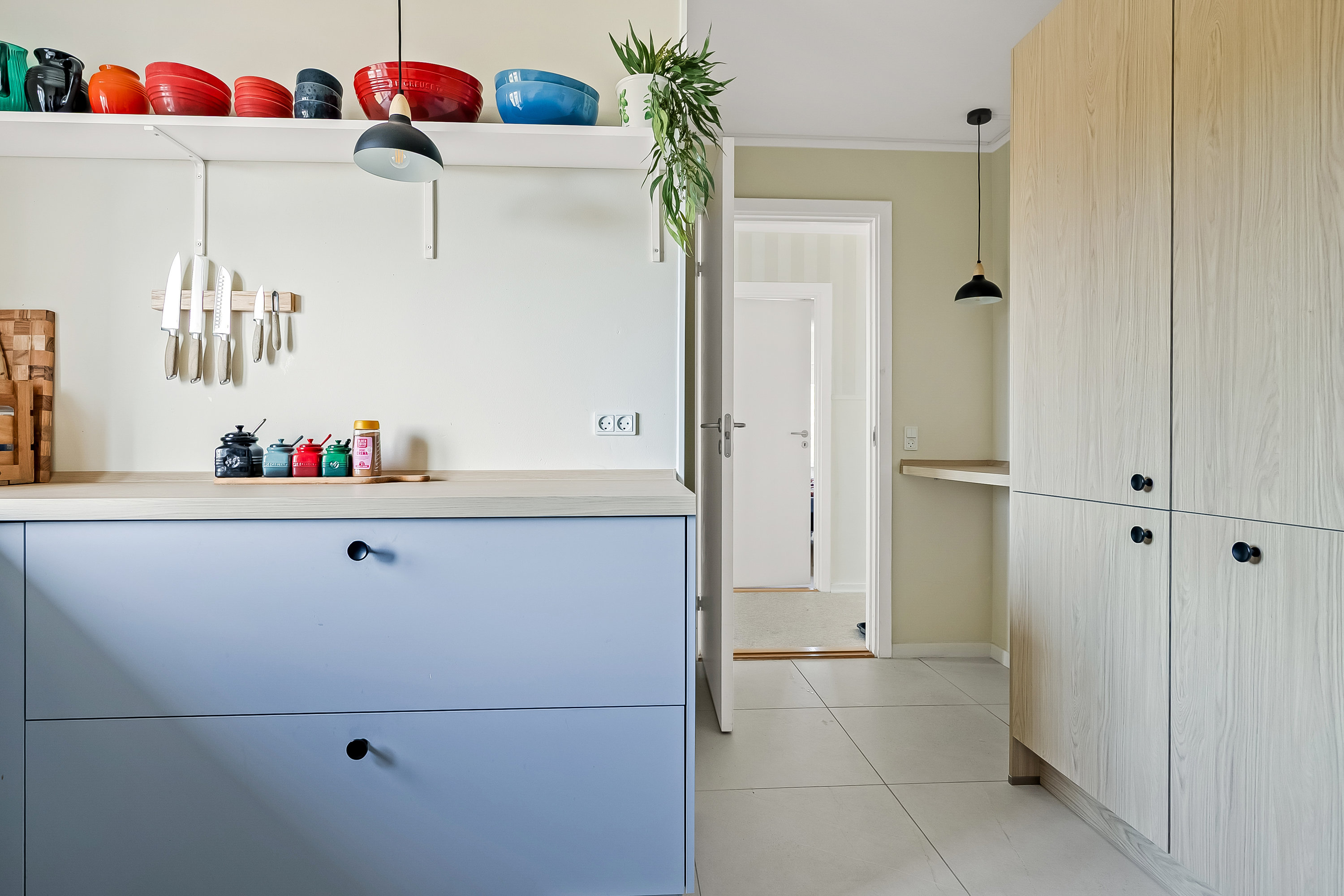 Fremhævet køkken billede i fuldskærmstilstand. Billede af Syrenvej 2A, Søndermarken, 7100 Vejle