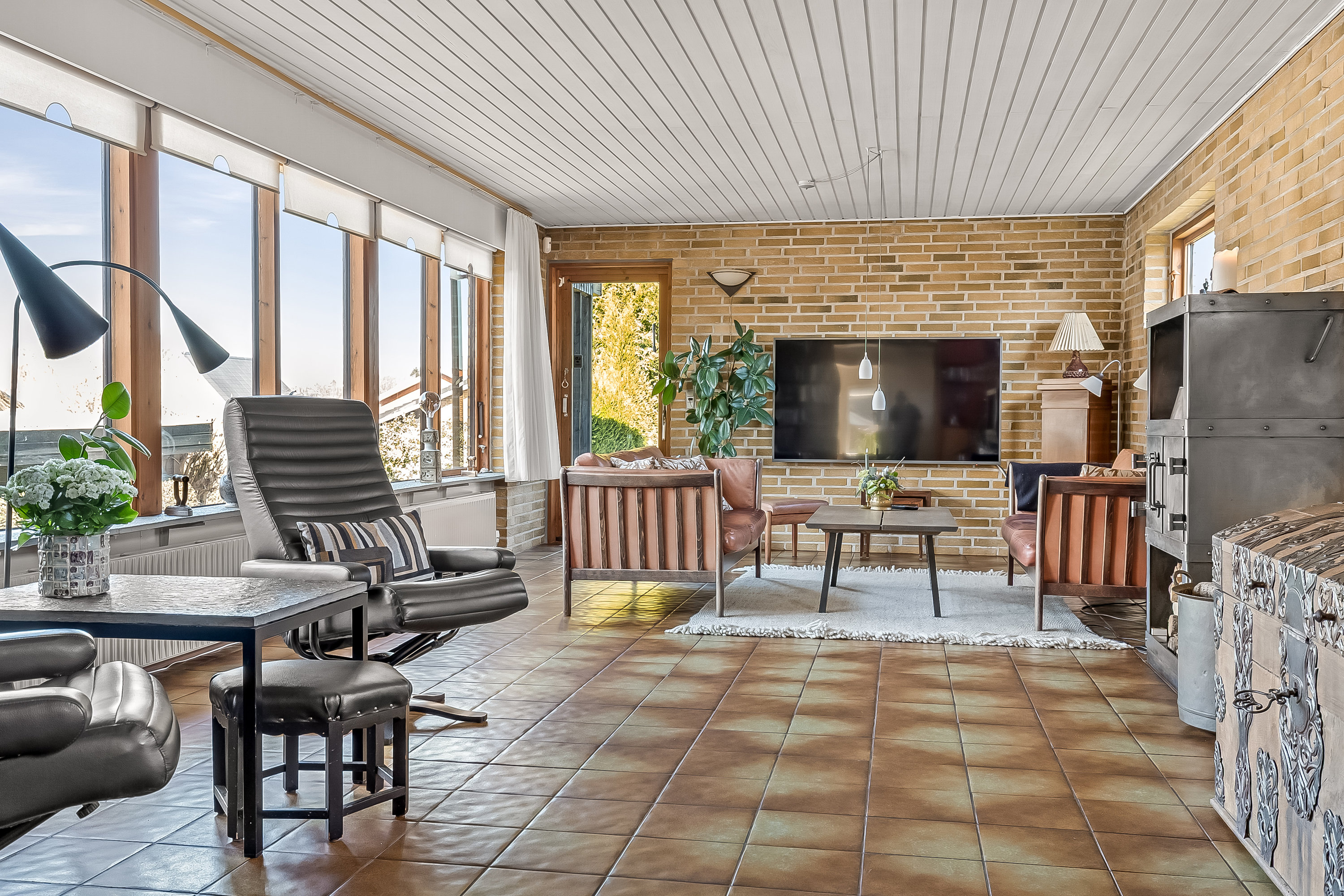 Fremhævet stue billede i fuldskærmstilstand. Billede af Mølholm Landevej 11, Mølholm, 7100 Vejle