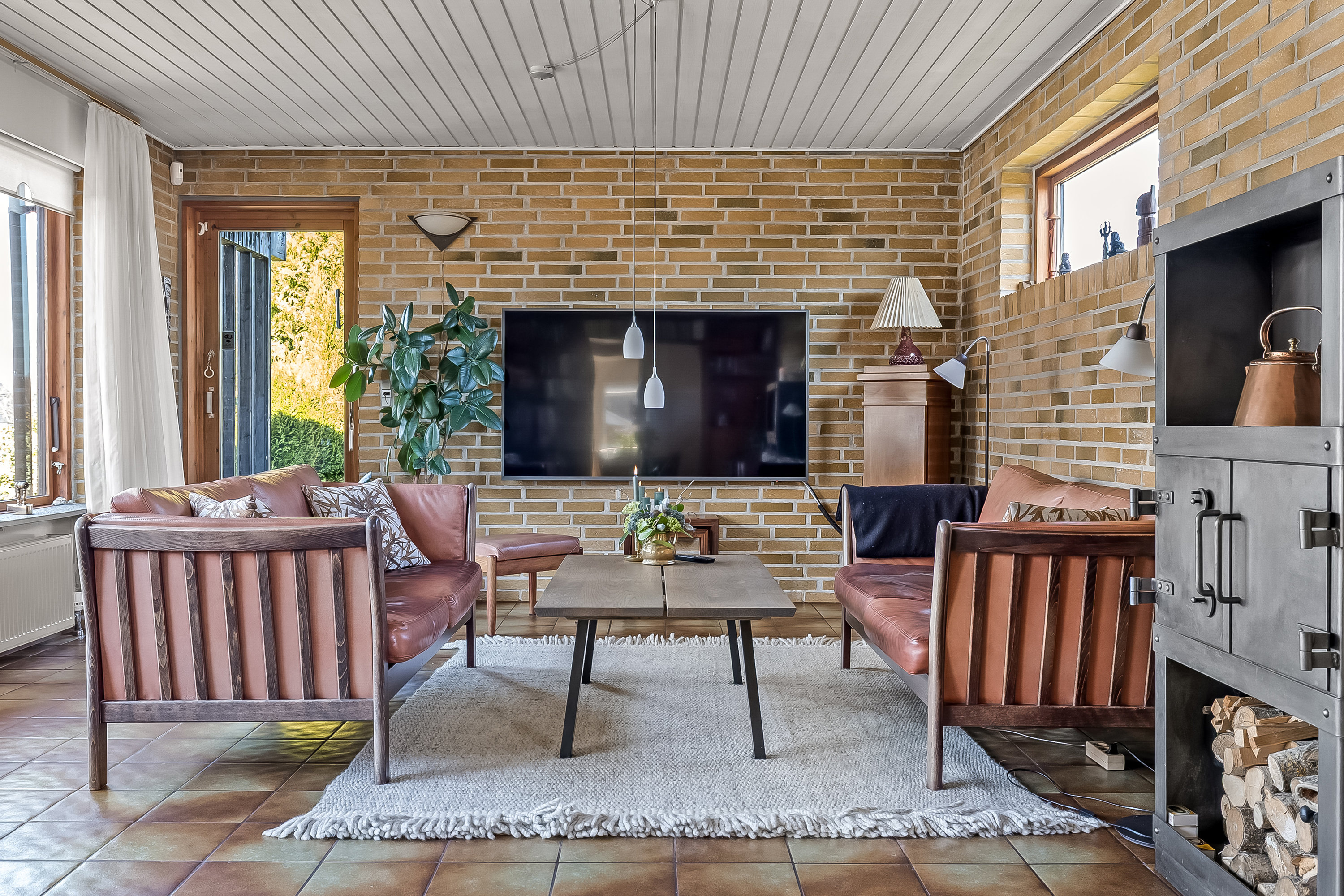 Fremhævet stue billede i fuldskærmstilstand. Billede af Mølholm Landevej 11, Mølholm, 7100 Vejle