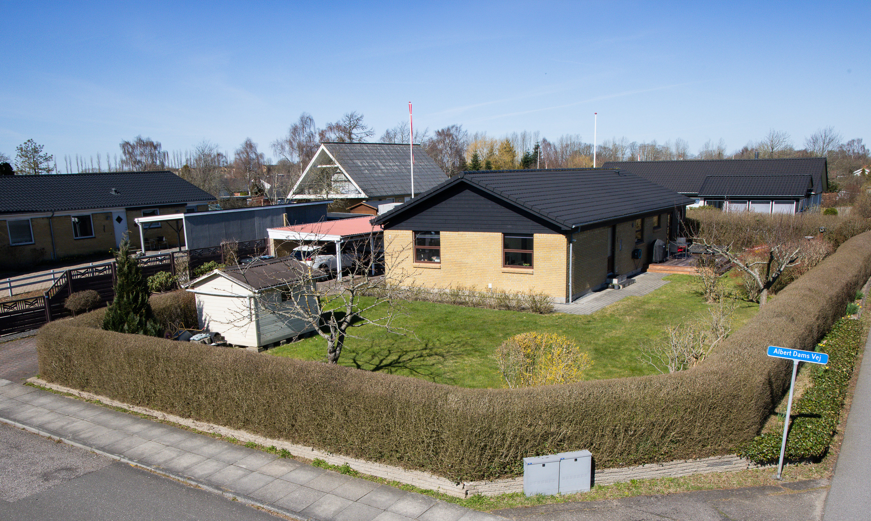 Fremhævet ejendommen billede i fuldskærmstilstand. Billede af Albert Dams Vej 2, 8600 Silkeborg