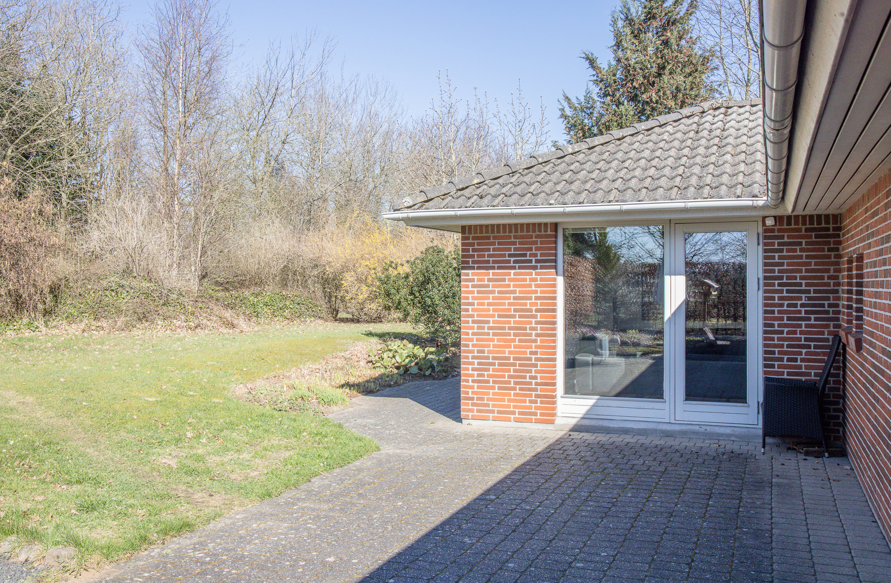 Fremhævet terrasse billede i fuldskærmstilstand. Billede af Thorupgårdsvej 20A, Voel, 8600 Silkeborg