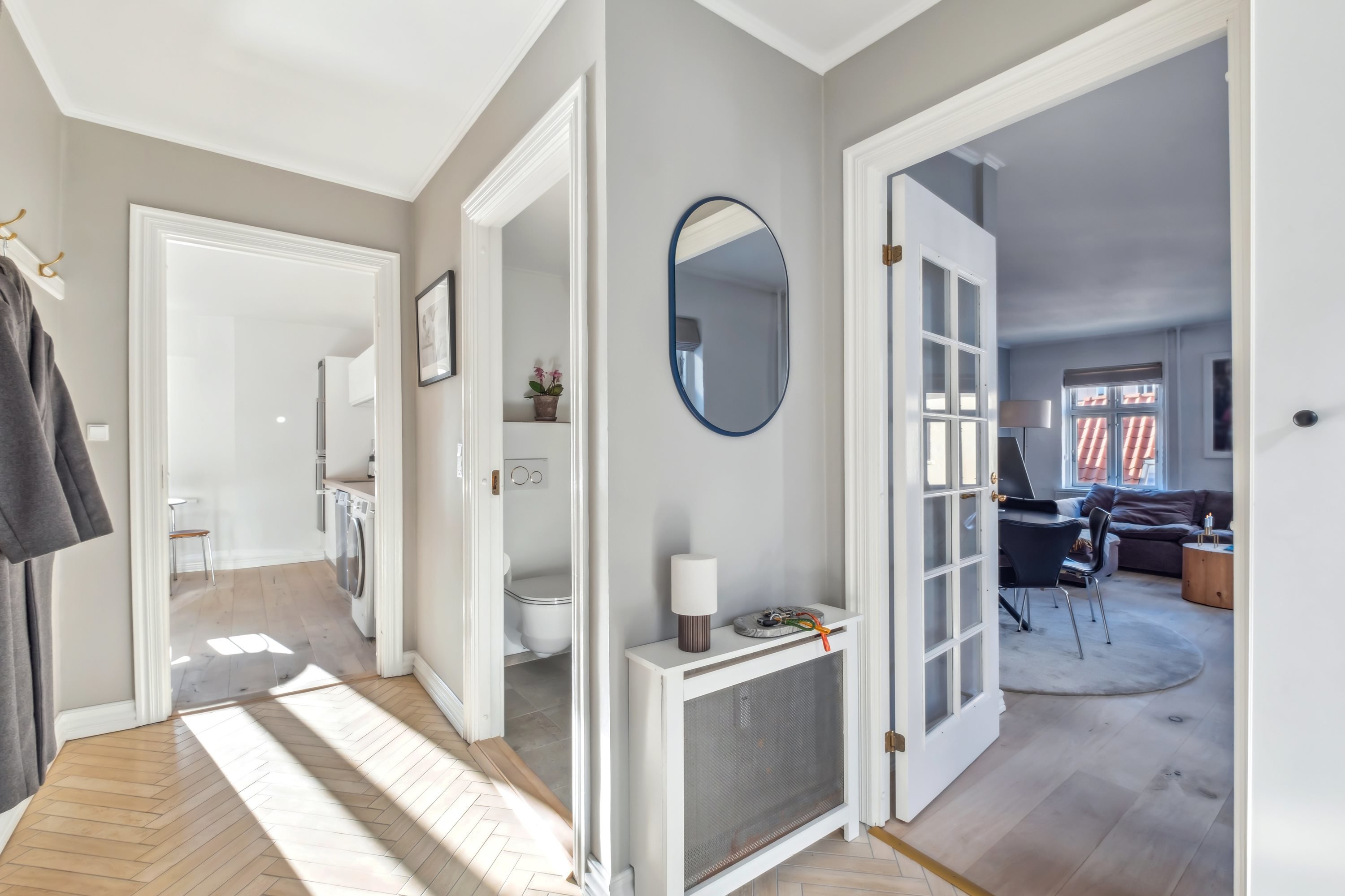 Fremhævet entré billede i fuldskærmstilstand. Billede af Søndergade 18, 1. tv., 9000 Aalborg