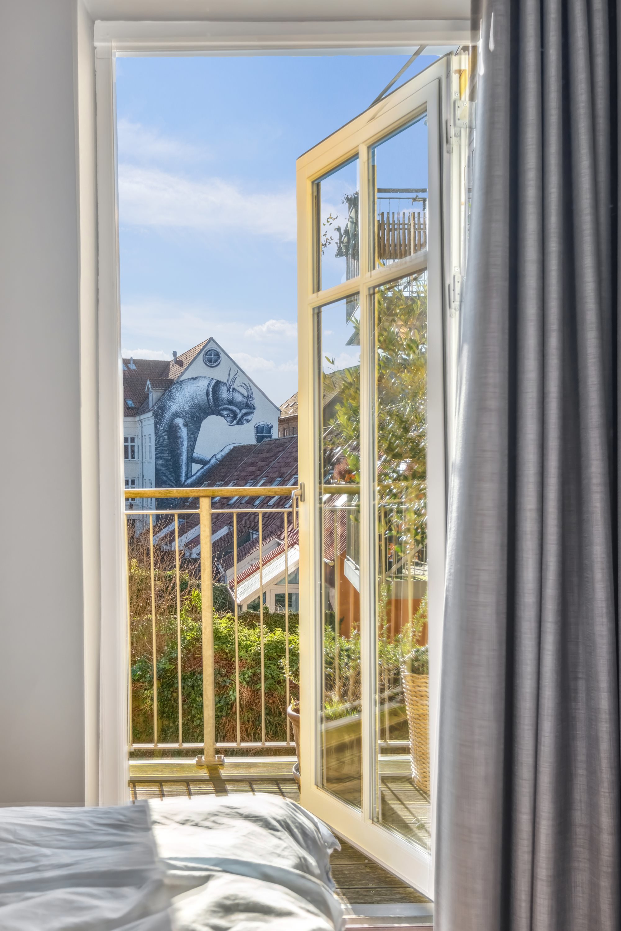 Fremhævet altan billede i fuldskærmstilstand. Billede af Søndergade 18, 1. tv., 9000 Aalborg