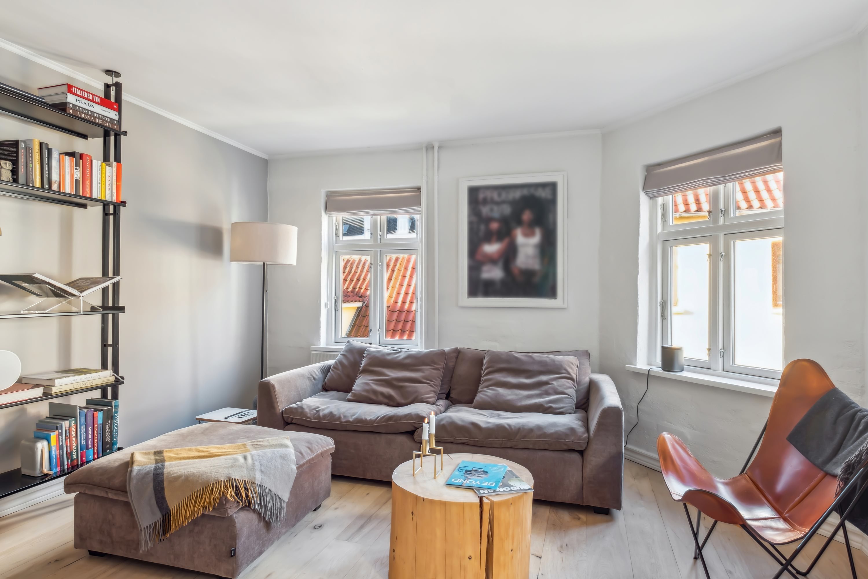 Fremhævet stue billede i fuldskærmstilstand. Billede af Søndergade 18, 1. tv., 9000 Aalborg