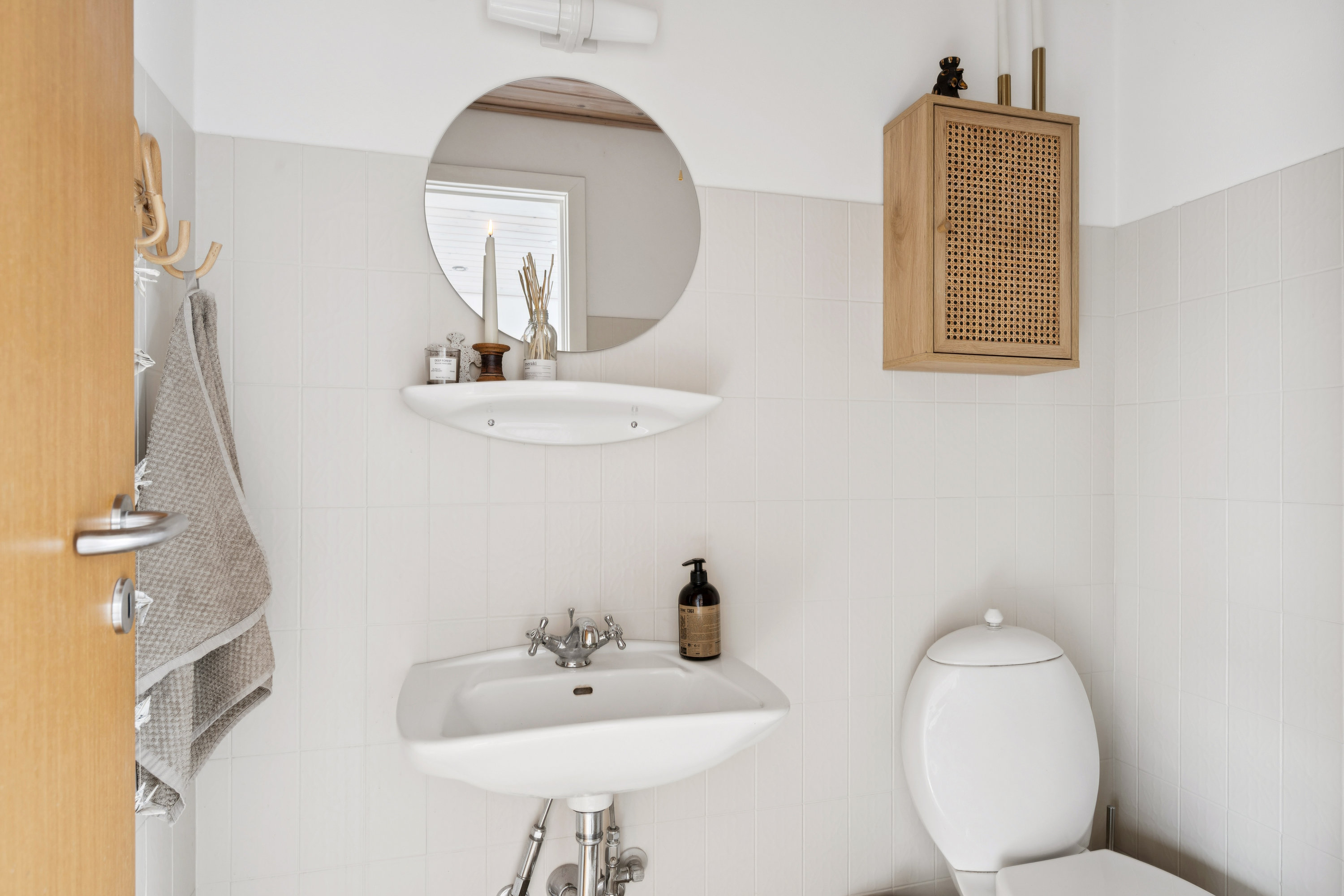 Fremhævet badeværelse billede i fuldskærmstilstand. Billede af Præstevænget 9, Vivild, 8961 Allingåbro