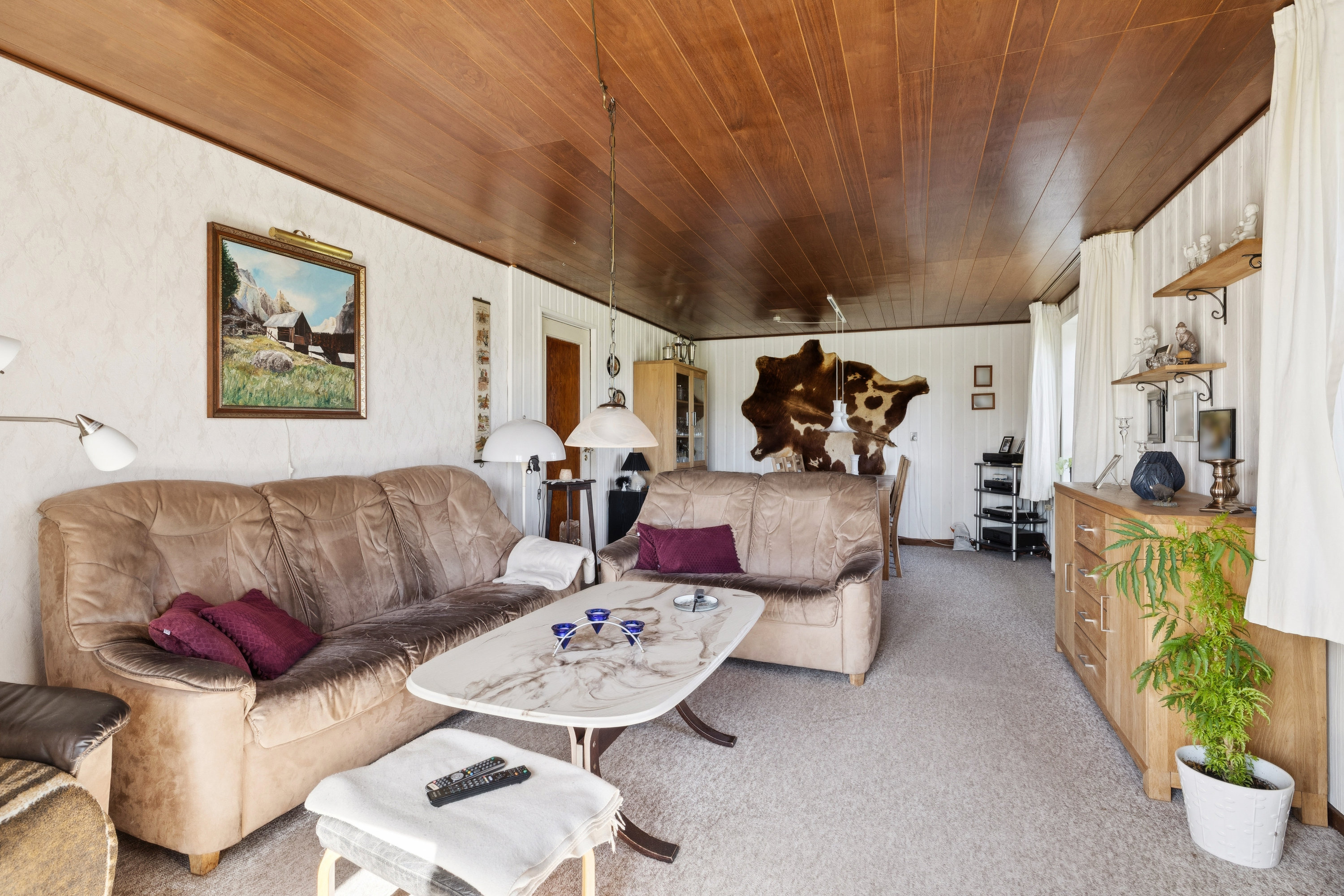 Fremhævet stue billede i fuldskærmstilstand. Billede af Stenstrupvej 3, Fragdrup, 9500 Hobro