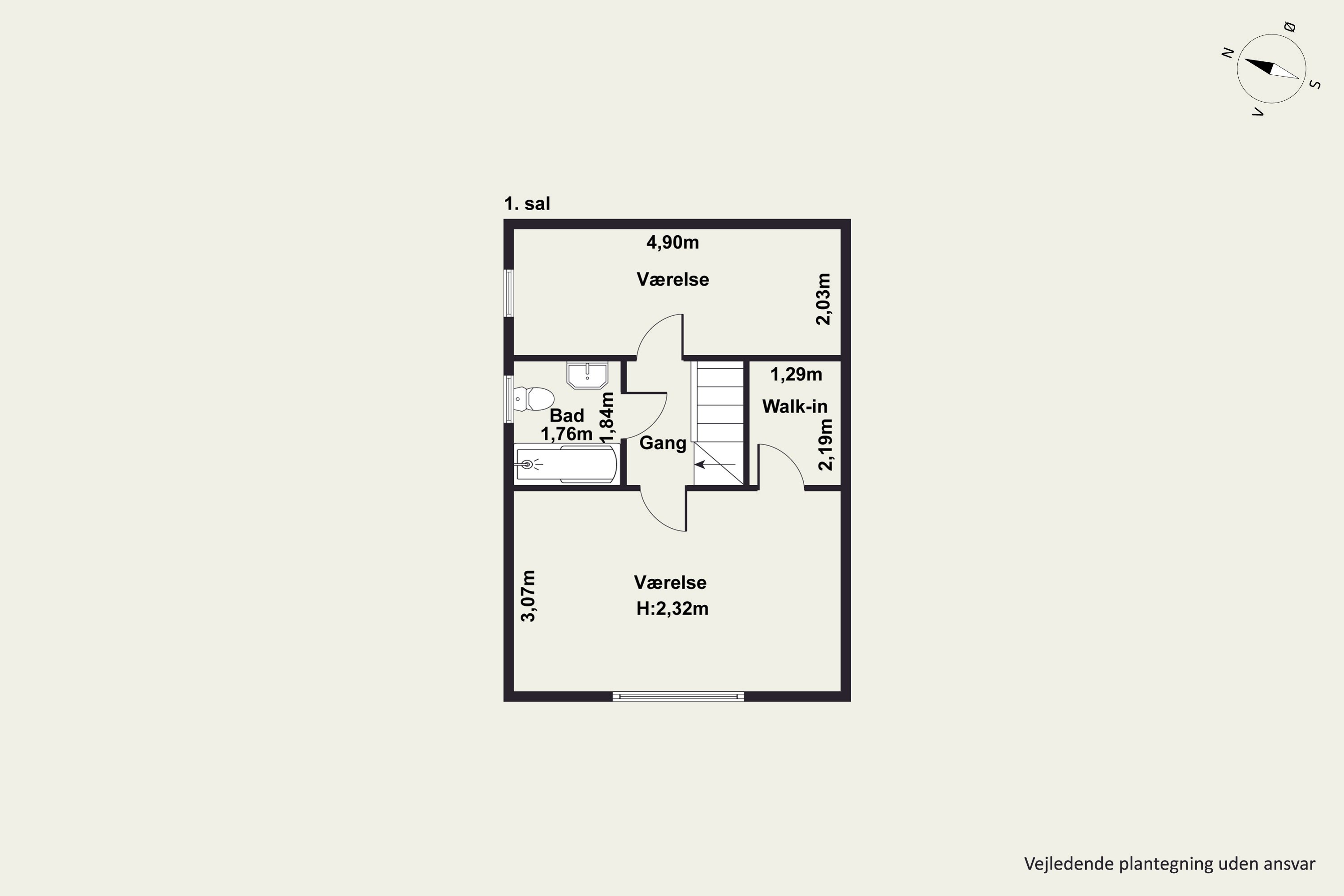 Plantegninger billede af Teglværksvej 14, 5620 Glamsbjerg