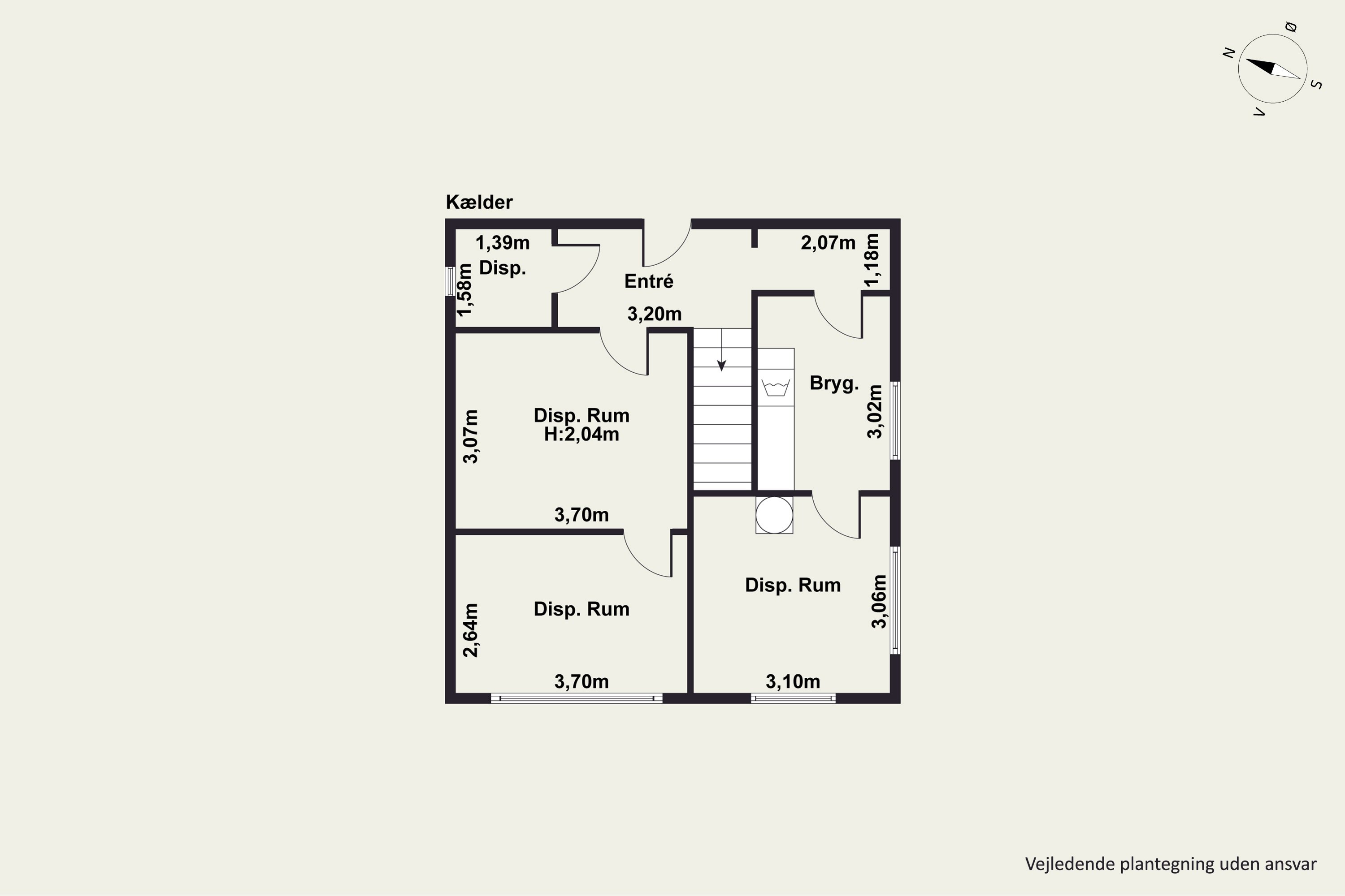Plantegninger billede af Teglværksvej 14, 5620 Glamsbjerg