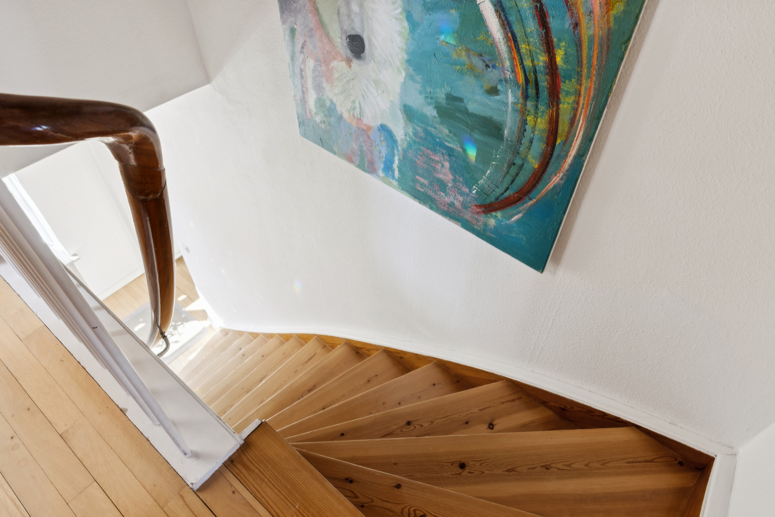 Fremhævet trappe billede i fuldskærmstilstand. Billede af Teglværksvej 14, 5620 Glamsbjerg