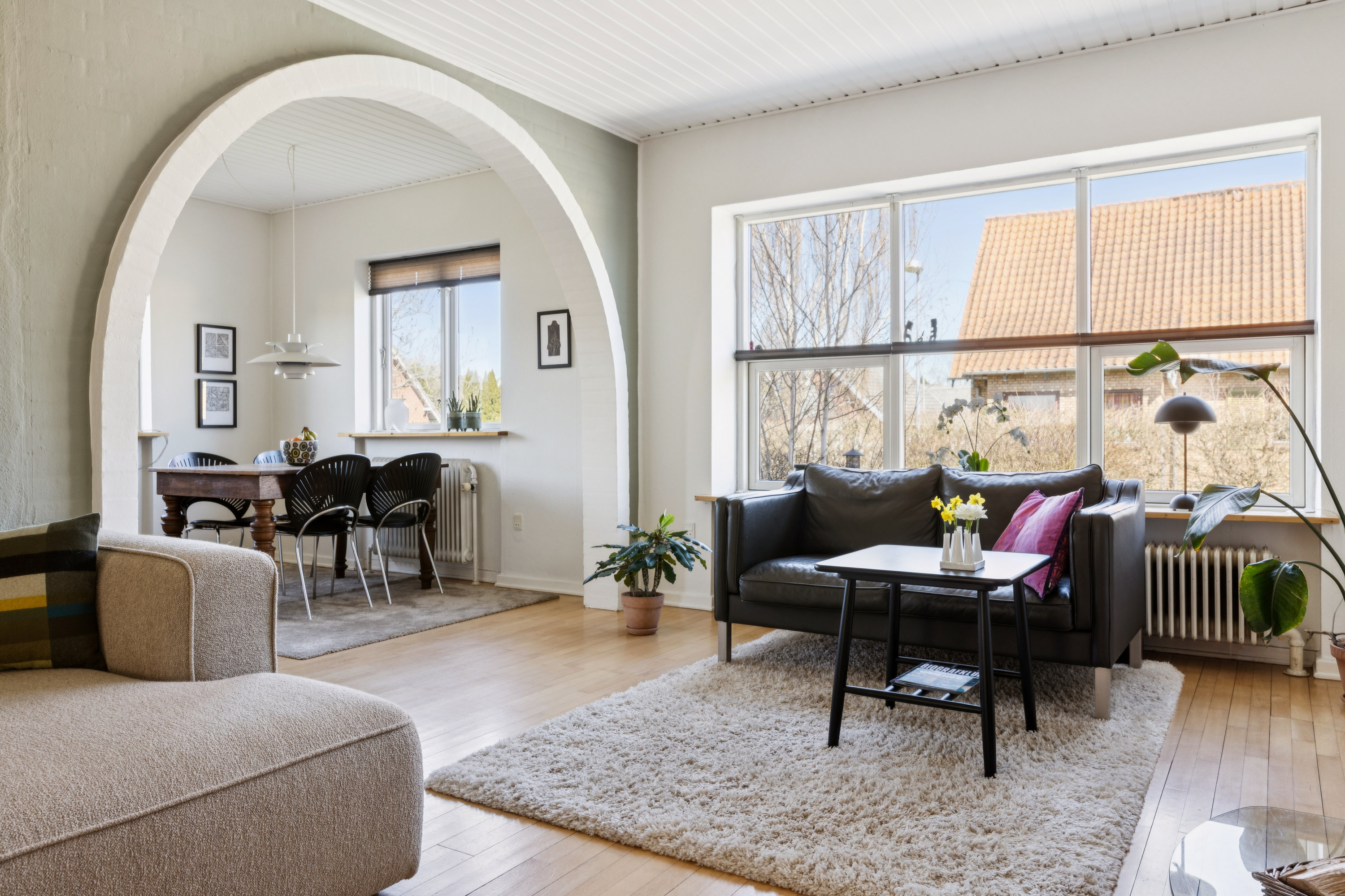 Fremhævet stue billede i fuldskærmstilstand. Billede af Teglværksvej 14, 5620 Glamsbjerg