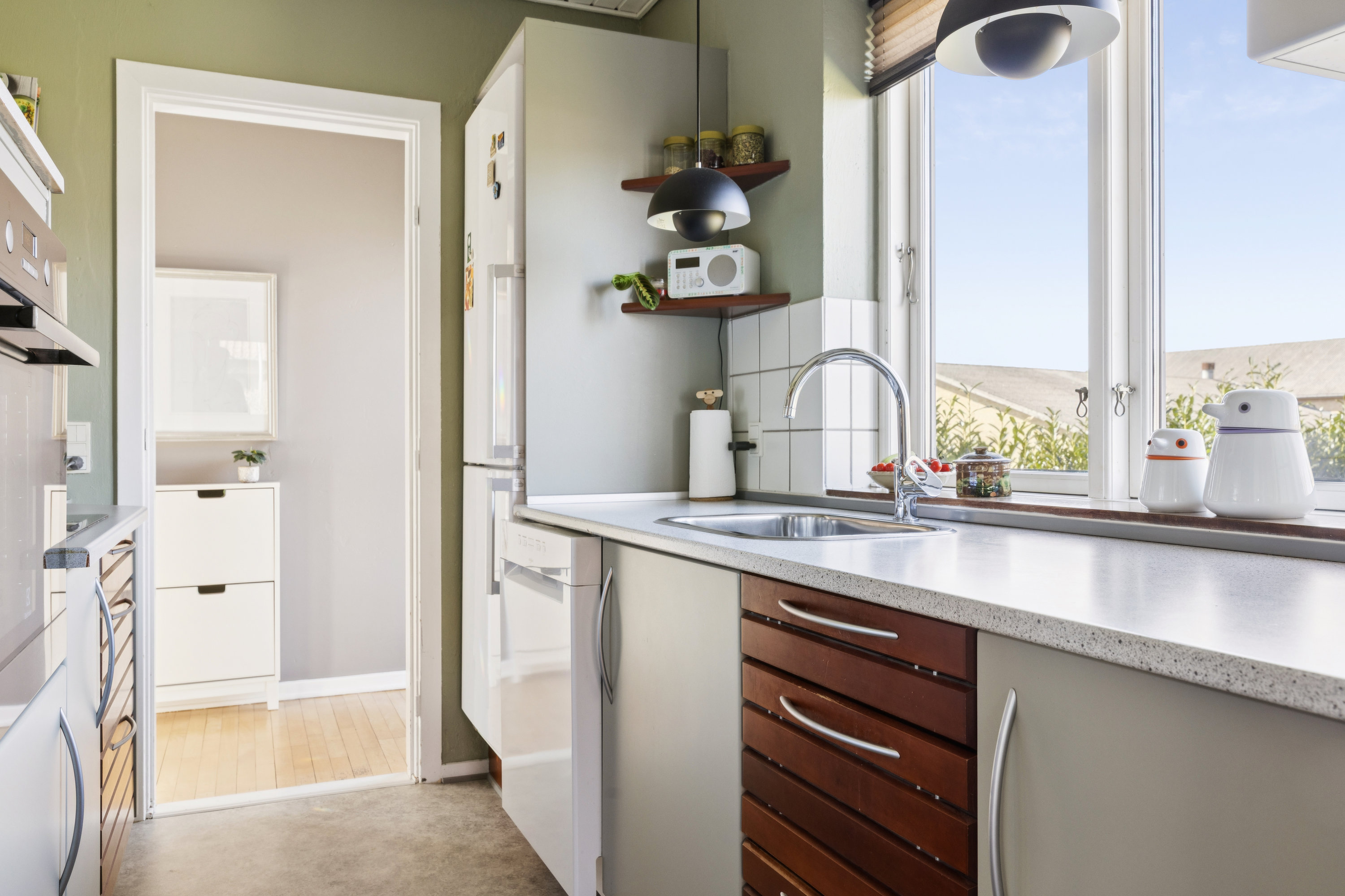 Fremhævet køkken billede i fuldskærmstilstand. Billede af Teglværksvej 14, 5620 Glamsbjerg