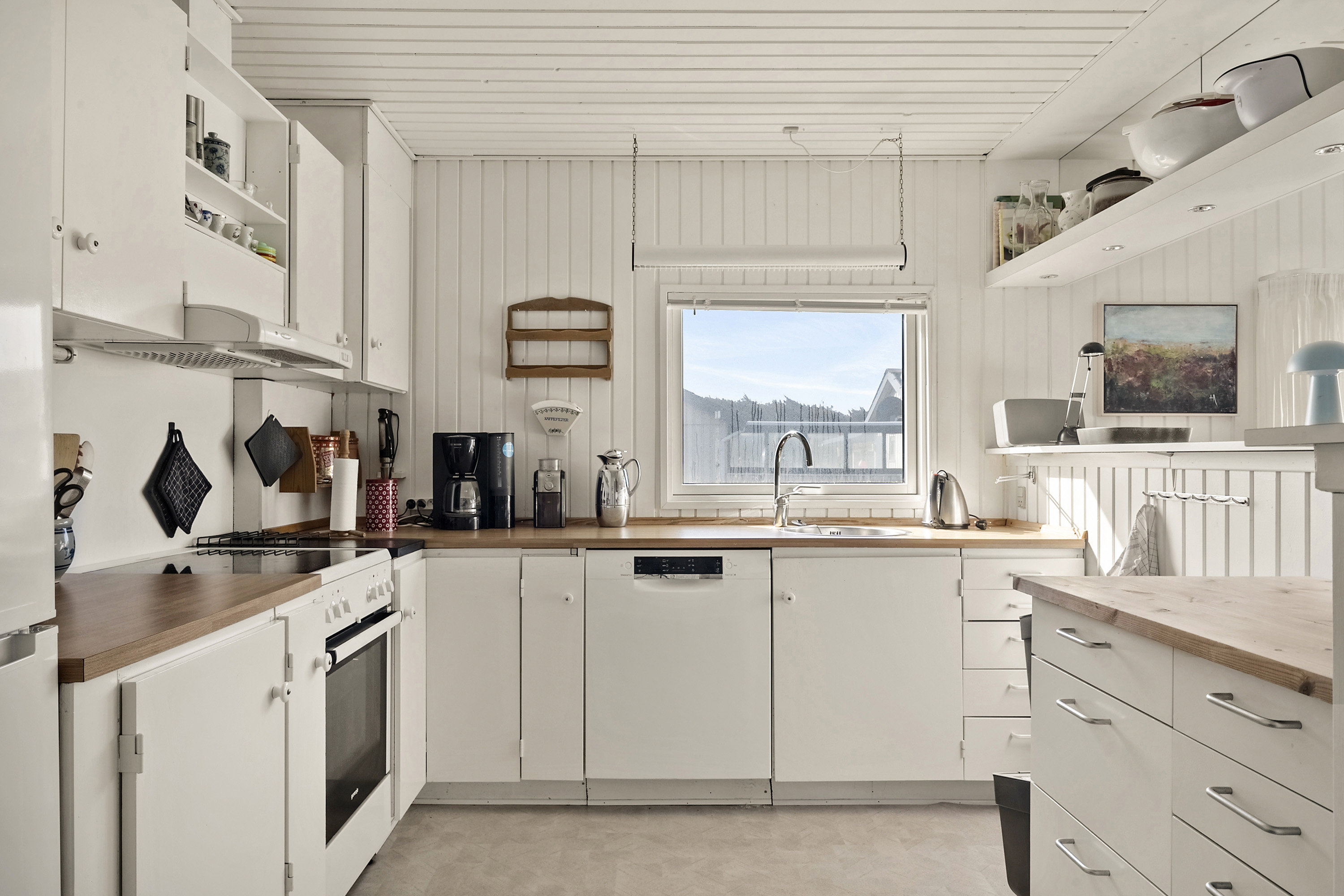 Fremhævet køkken billede i fuldskærmstilstand. Billede af Klitvej 54, Fjand, 6990 Ulfborg