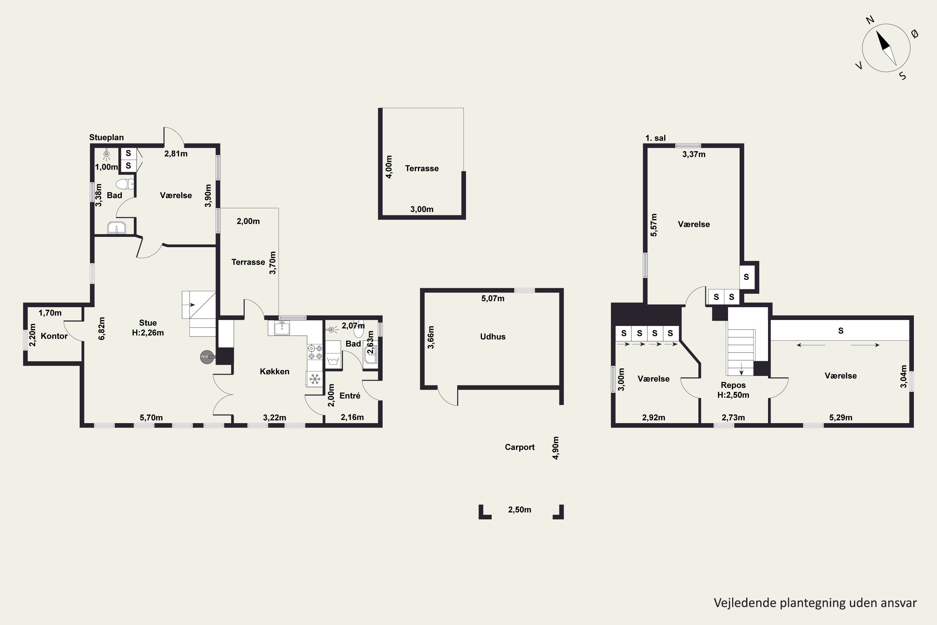 Plantegninger billede af Smalby 5, Langholt, 9310 Vodskov